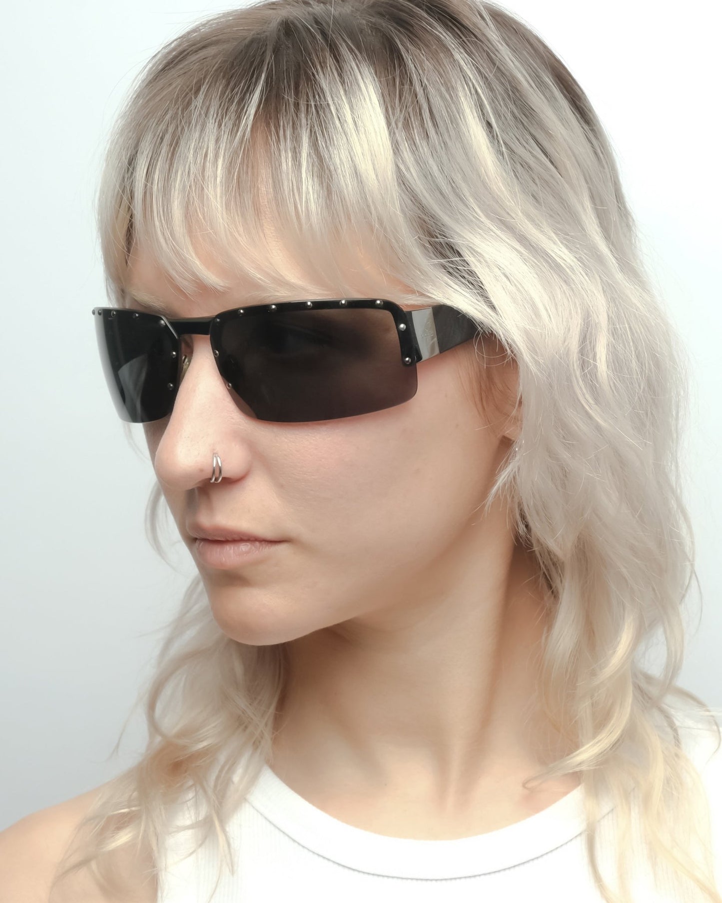 1990s Gucci Half - frame - Sunglasses - image - 4