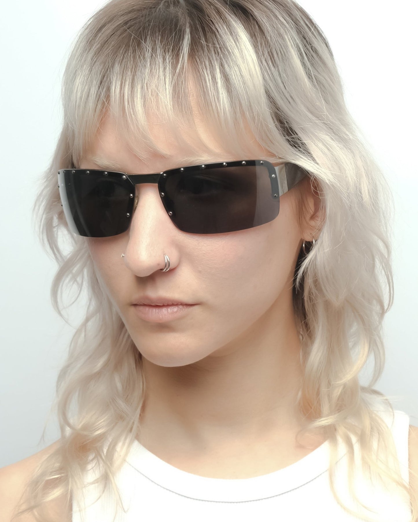 1990s Gucci Half - frame - Sunglasses - image - 2