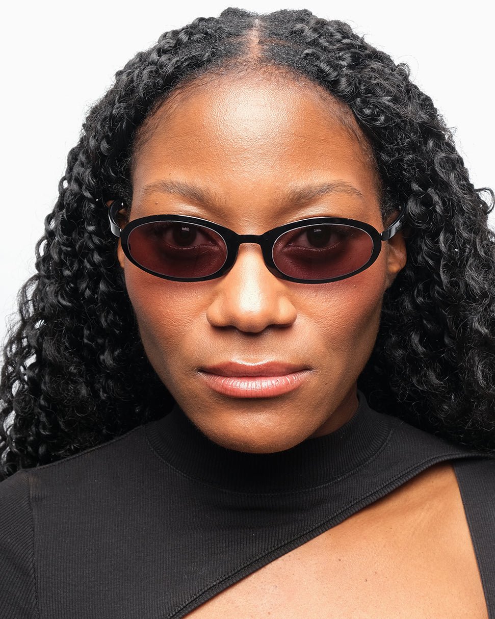 1990s Lagerfeld Split - Frame - Sunglasses - image - 2