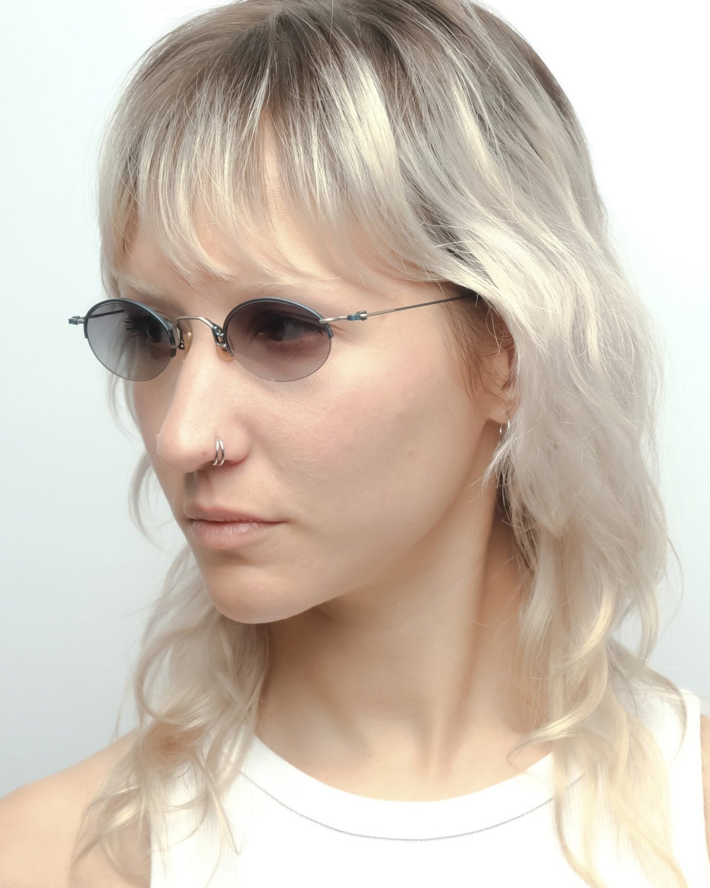 1990s Lanvin Half - Frame - Sunglasses - image - 6
