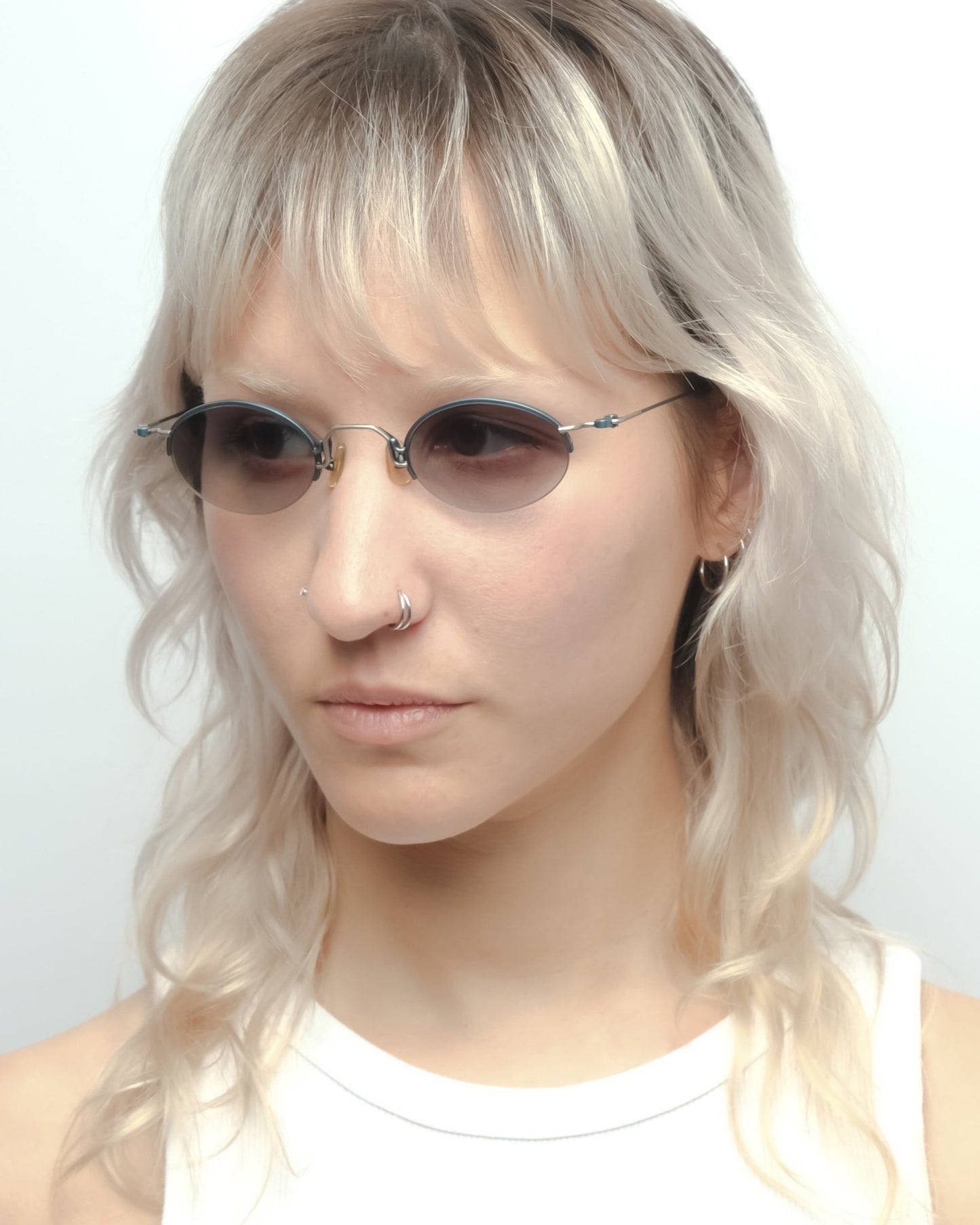 1990s Lanvin Half - Frame - Sunglasses - image - 4