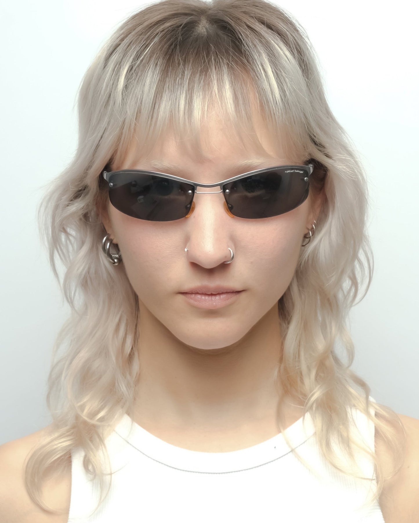 1990s Vuarnet Half - frame - Sunglasses - image - 2