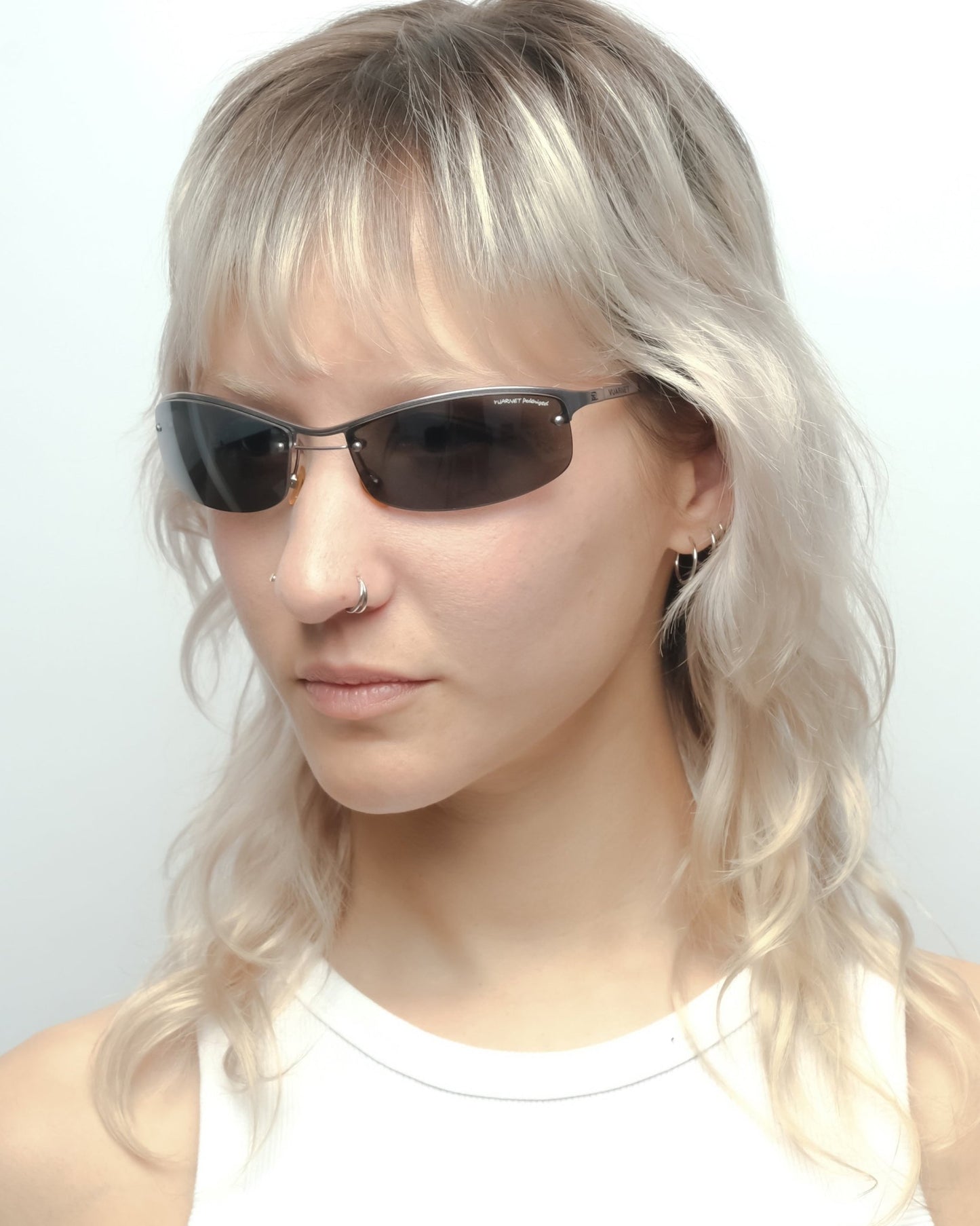 1990s Vuarnet Half - frame - Sunglasses - image - 4