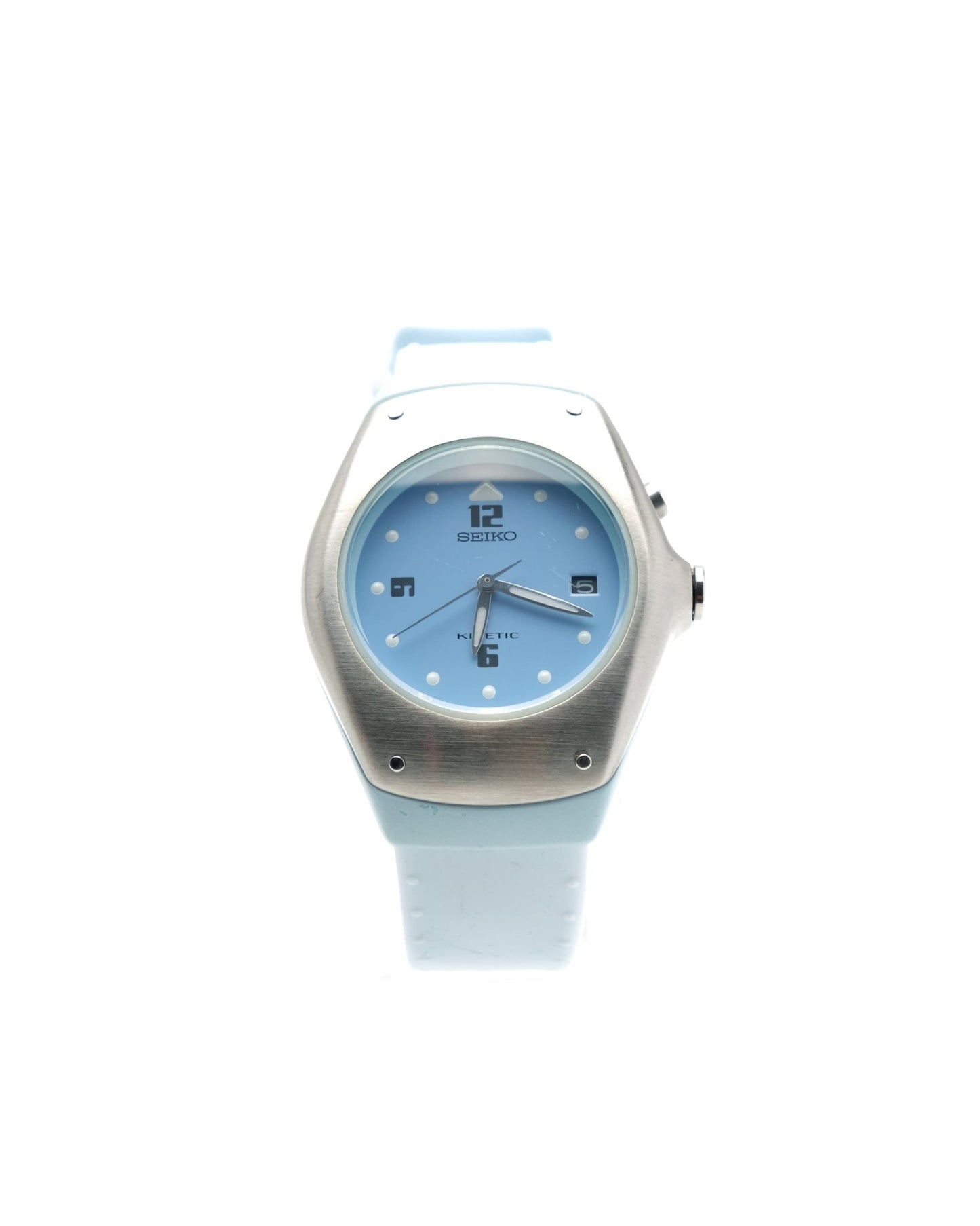 1997 Seiko Kinetic with rubber strap - Watch - image - 1