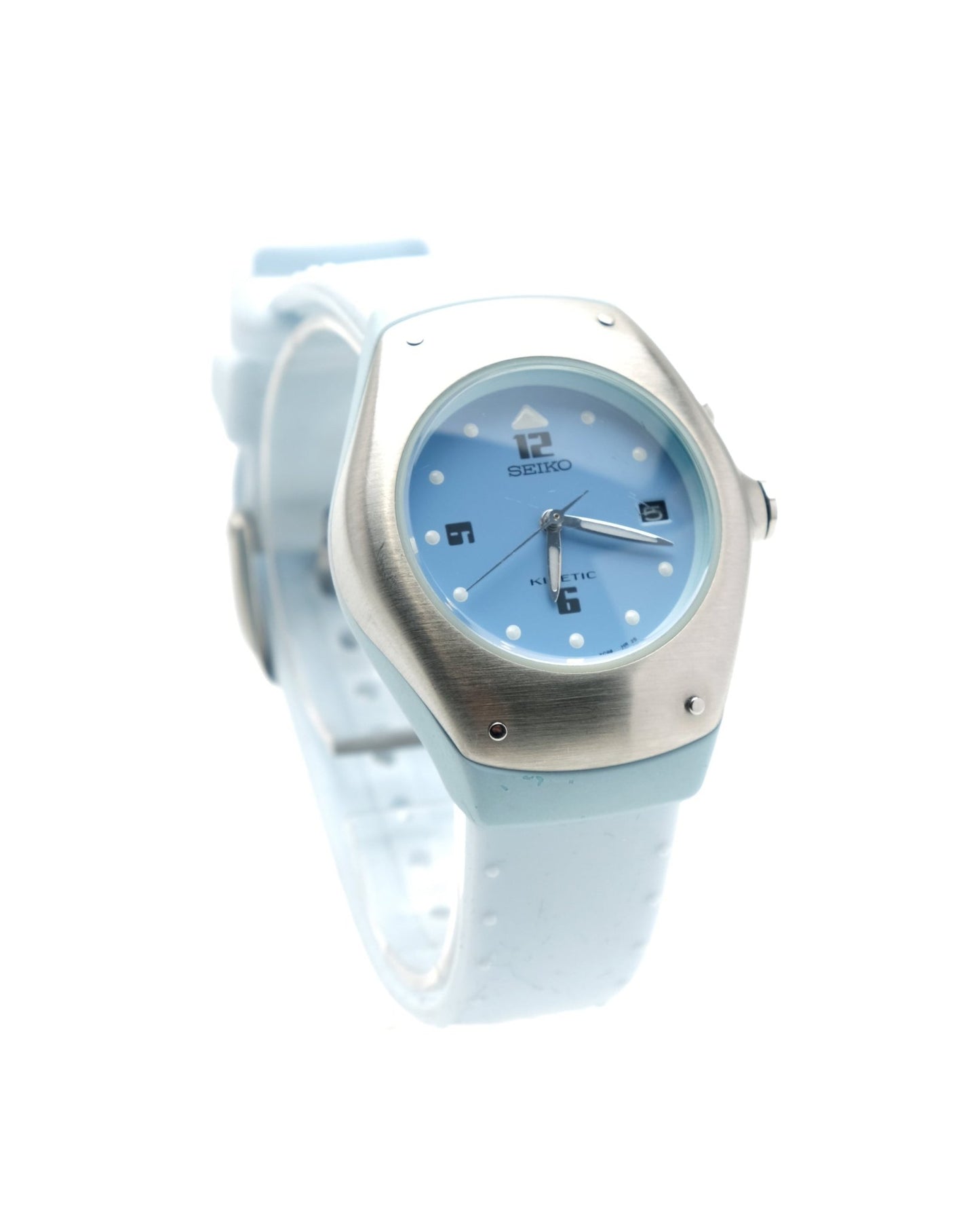 1997 Seiko Kinetic with rubber strap - Watch - image - 2
