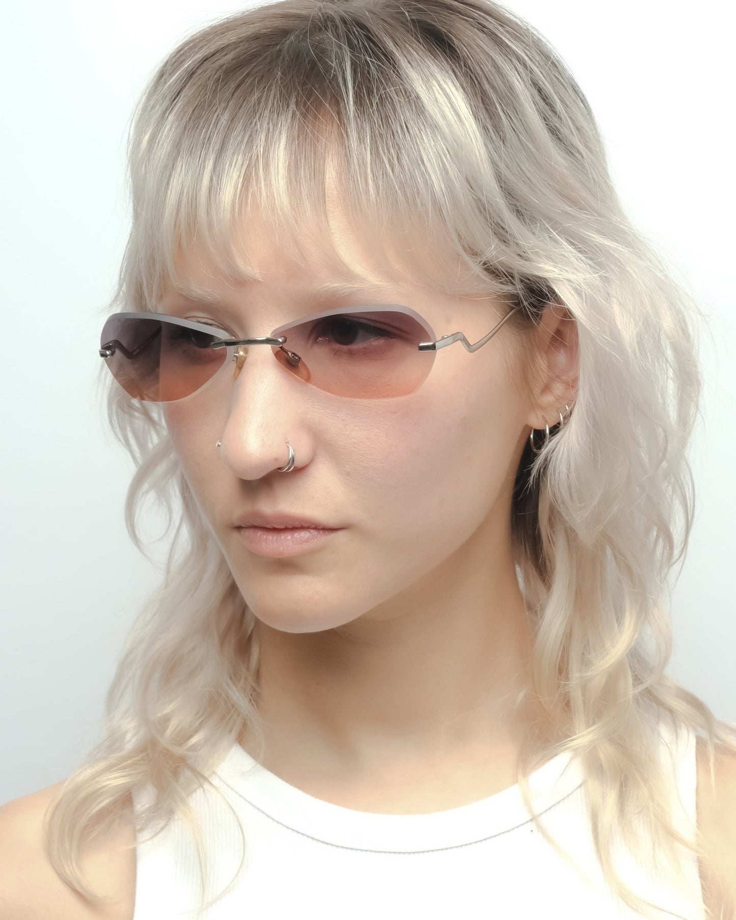 2000s Moschino Rimless Sunglasses - Sunglasses - image - 4