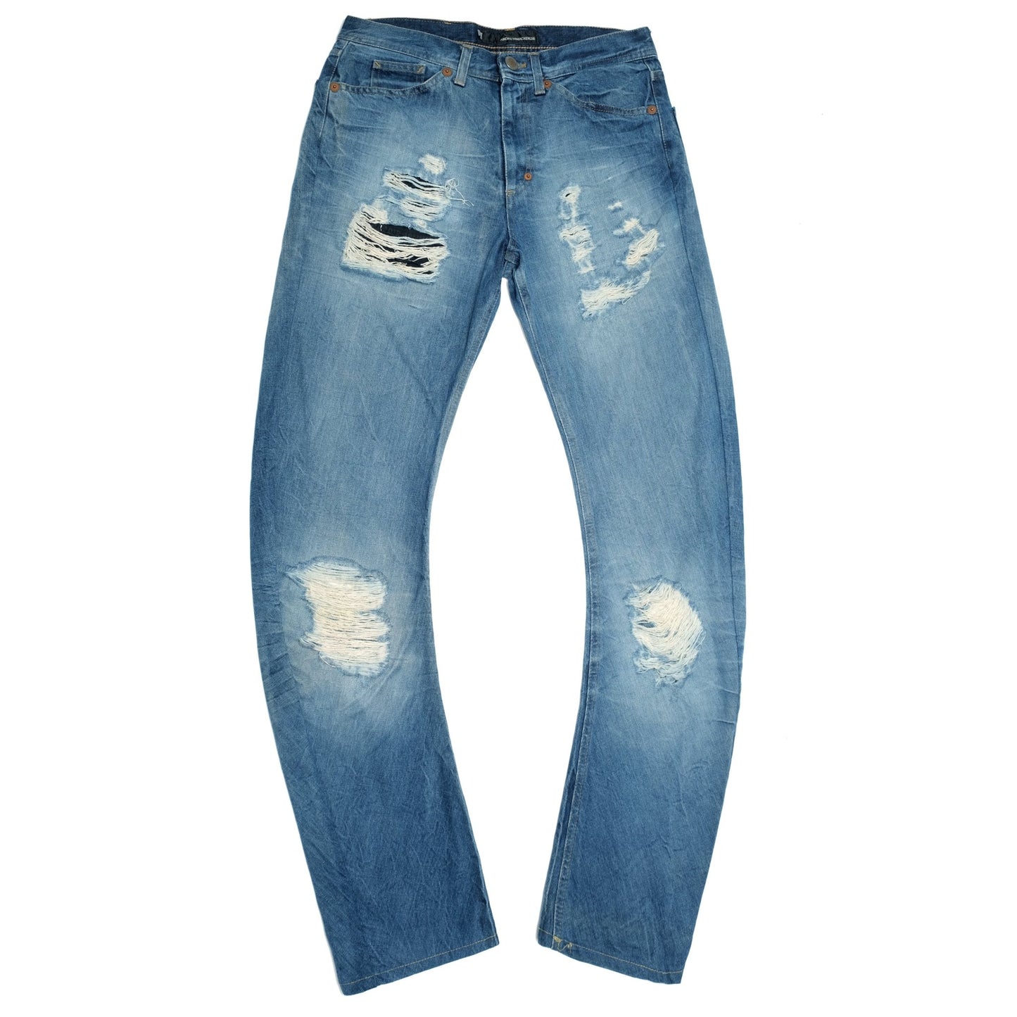 Andrew Mackenzie Distressed Jeans - Menswear - image - 2