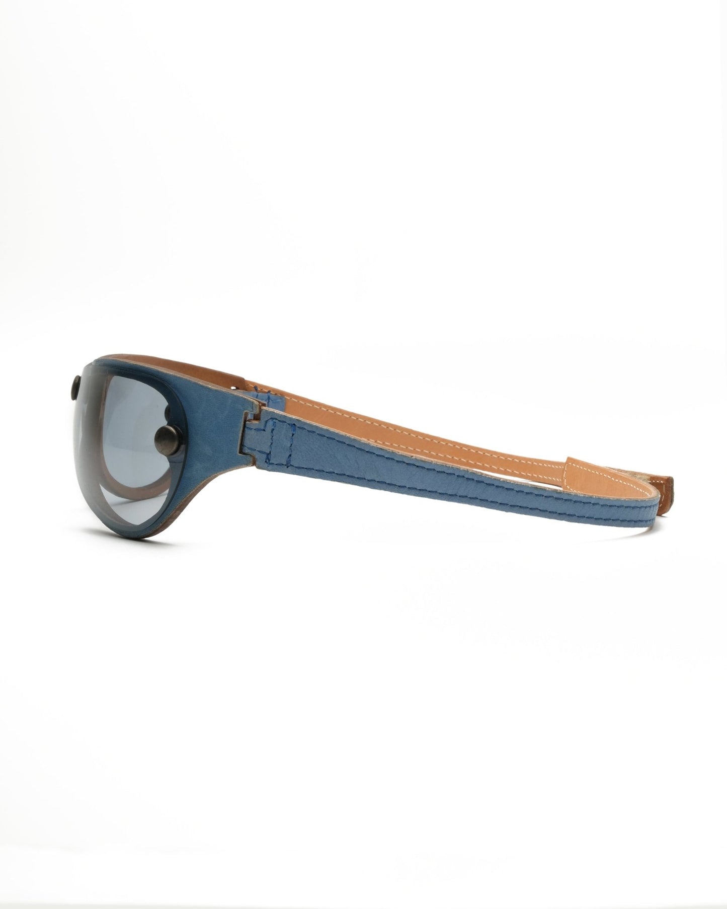 Celine - Celine Spring 2000 leather mask vintage Sunglasses – The Dryads
