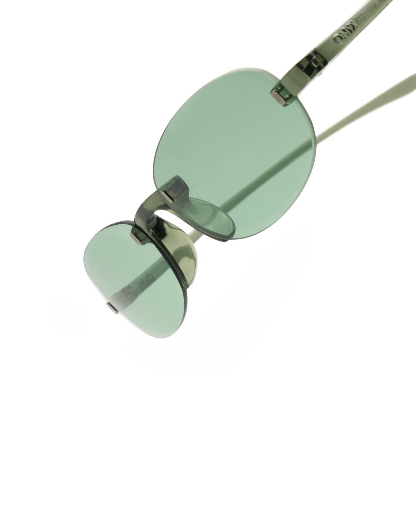 Onyx - Onyx rimless sunglasses vintage Sunglasses – The Dryads