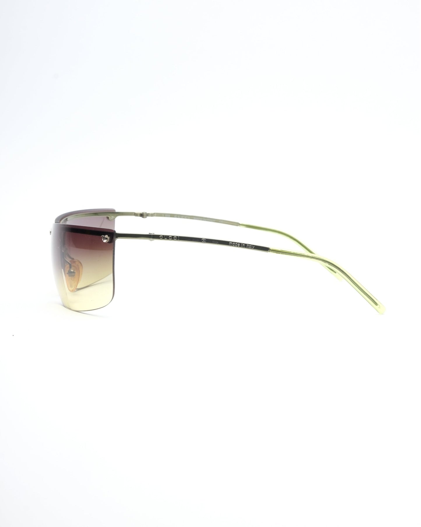 Runway FW2000 Gucci half - frame sunglasses - Sunglasses - image - 3