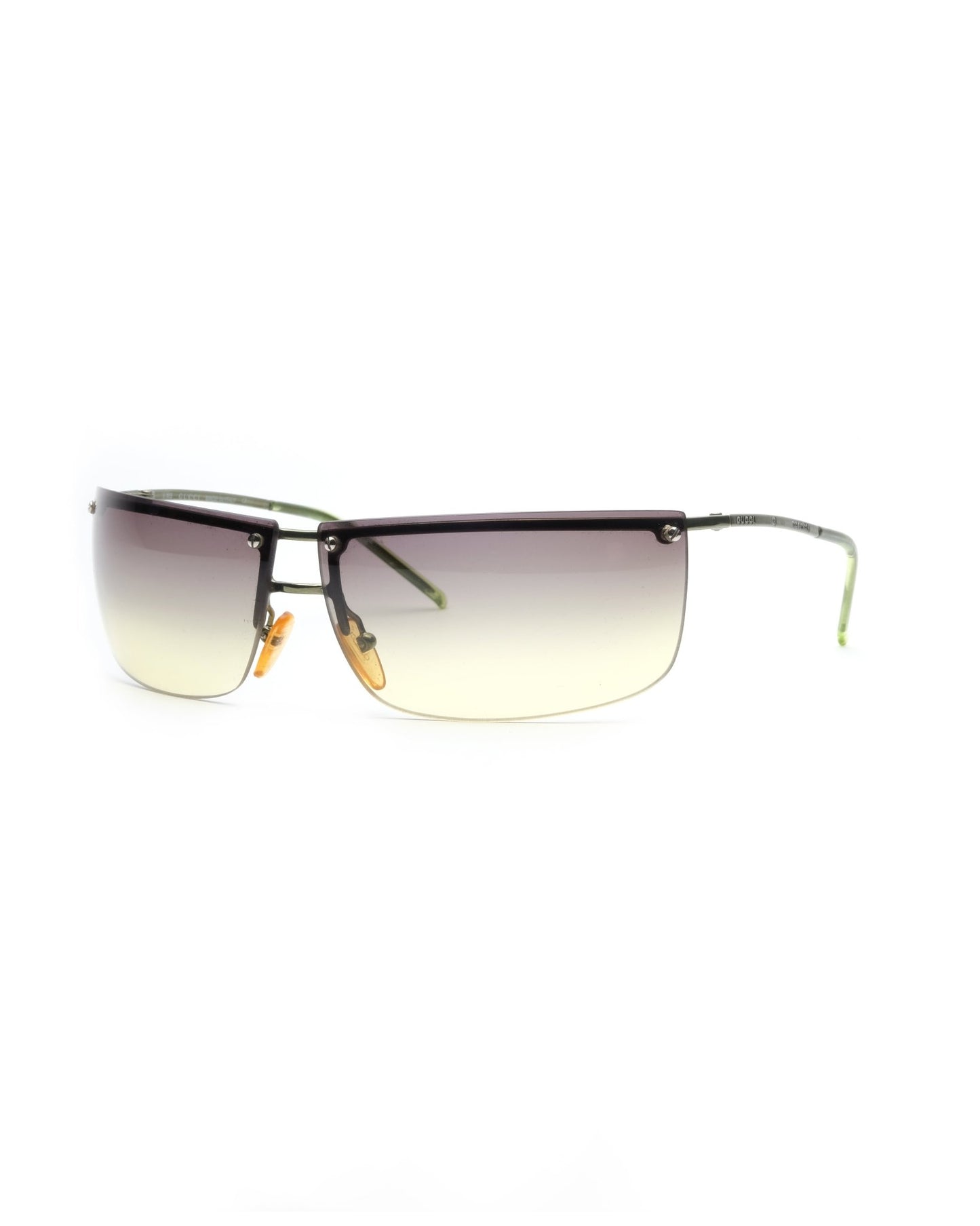 Runway FW2000 Gucci half - frame sunglasses - Sunglasses - image - 2