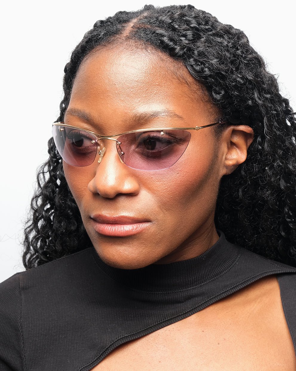 SS2001 Dior Half - frame - Sunglasses - image - 2
