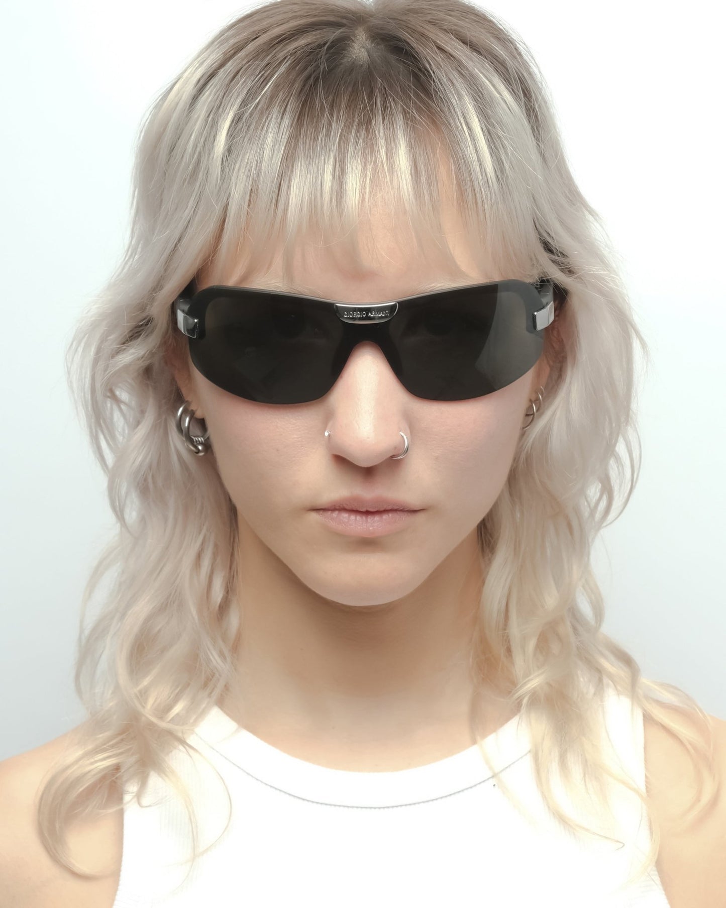 SS2001 Emporio Armani Mask - Sunglasses - image - 2