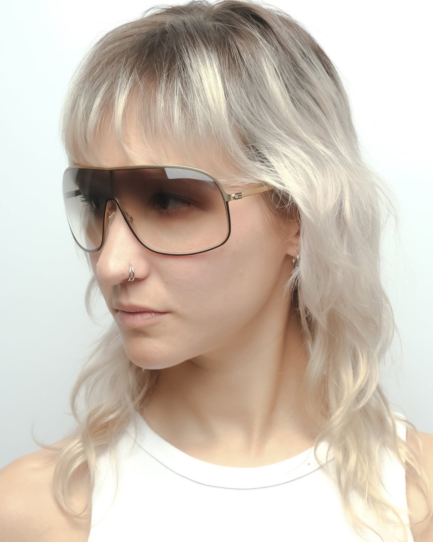 SS2005 Gucci Shield - Sunglasses - image - 6