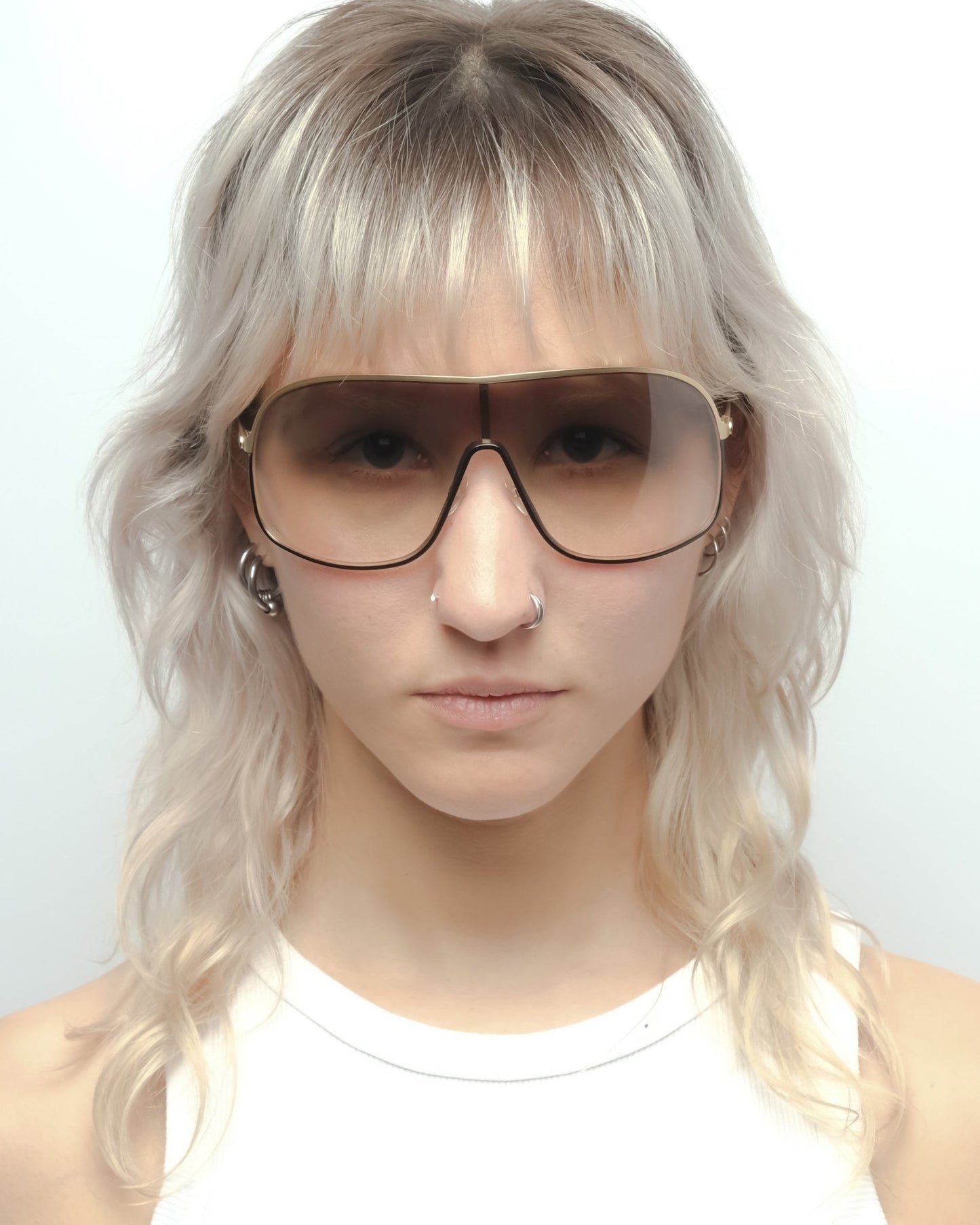 SS2005 Gucci Shield - Sunglasses - image - 2
