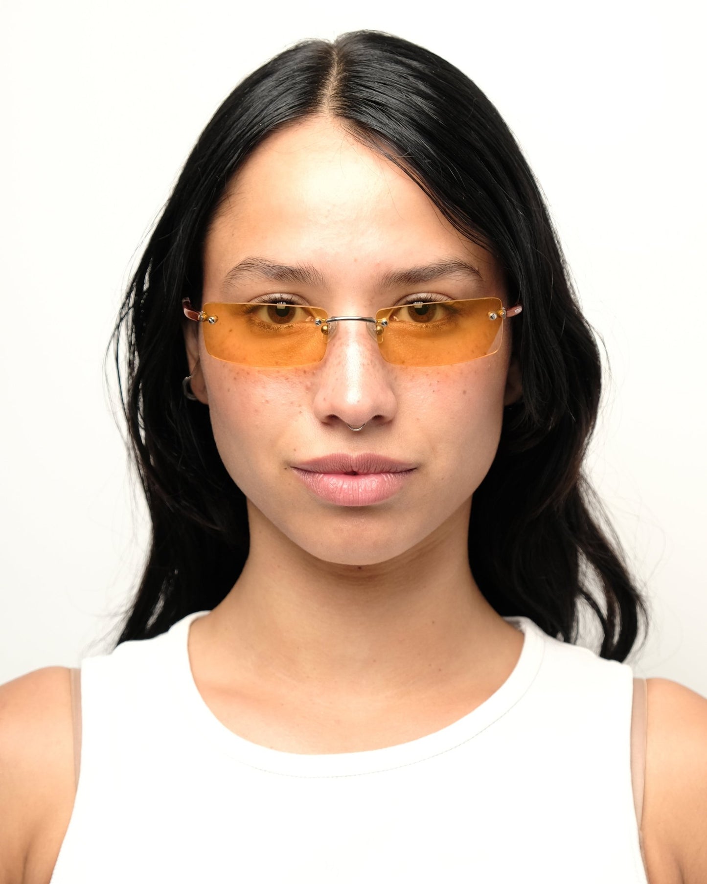 Versus - Versus by Versace 1990s rimless sunglasses vintage Sunglasses – The Dryads