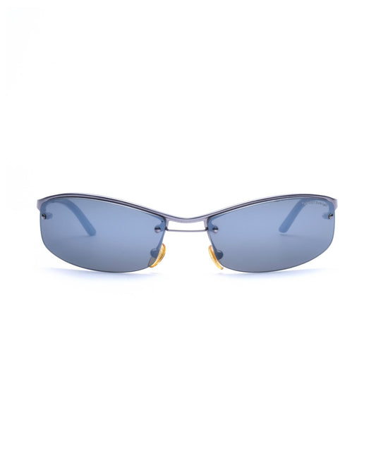 1990s Vuarnet Half - frame - Sunglasses - image - 1