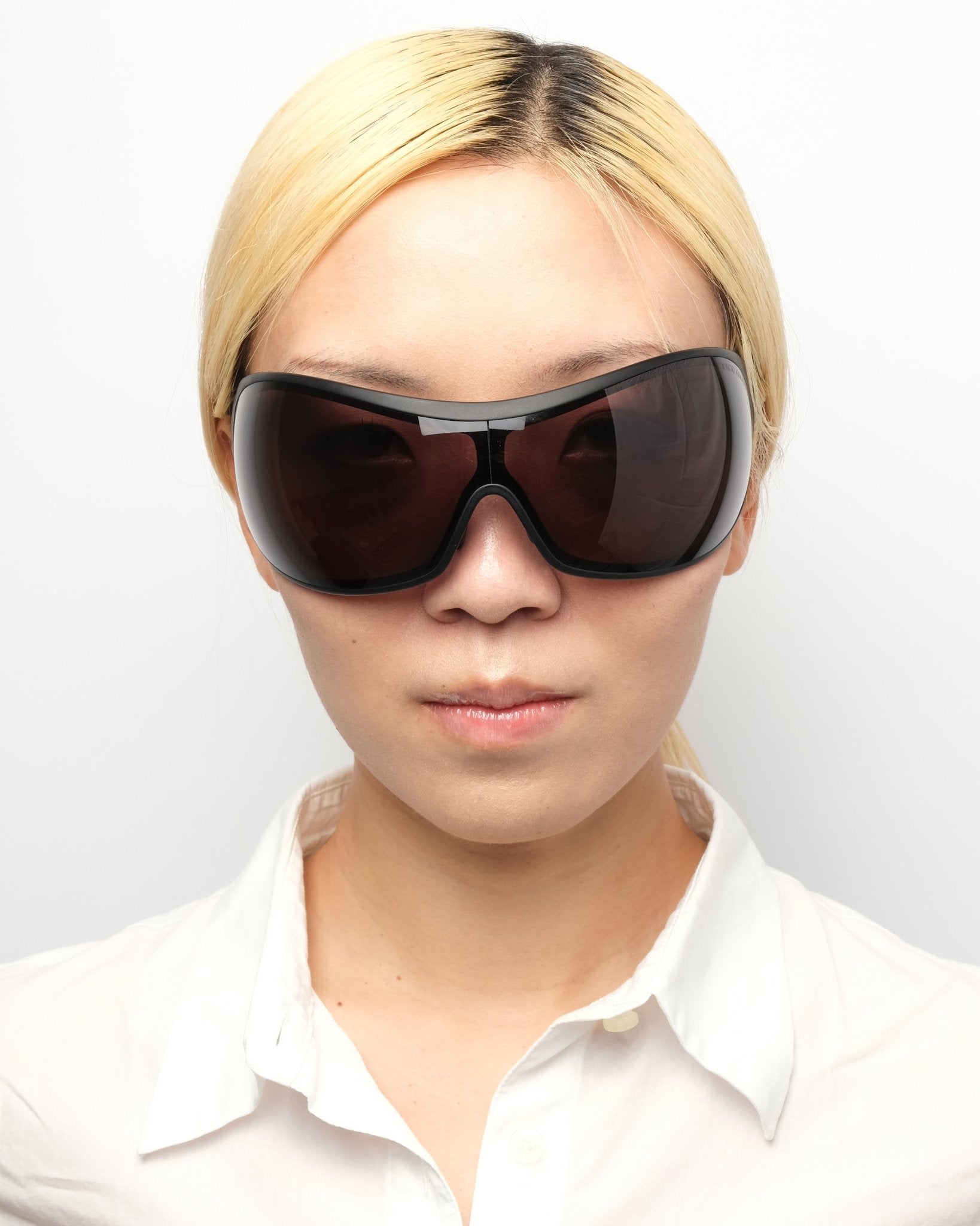 2000s Giorgio Armani Shield - Sunglasses - image - 4