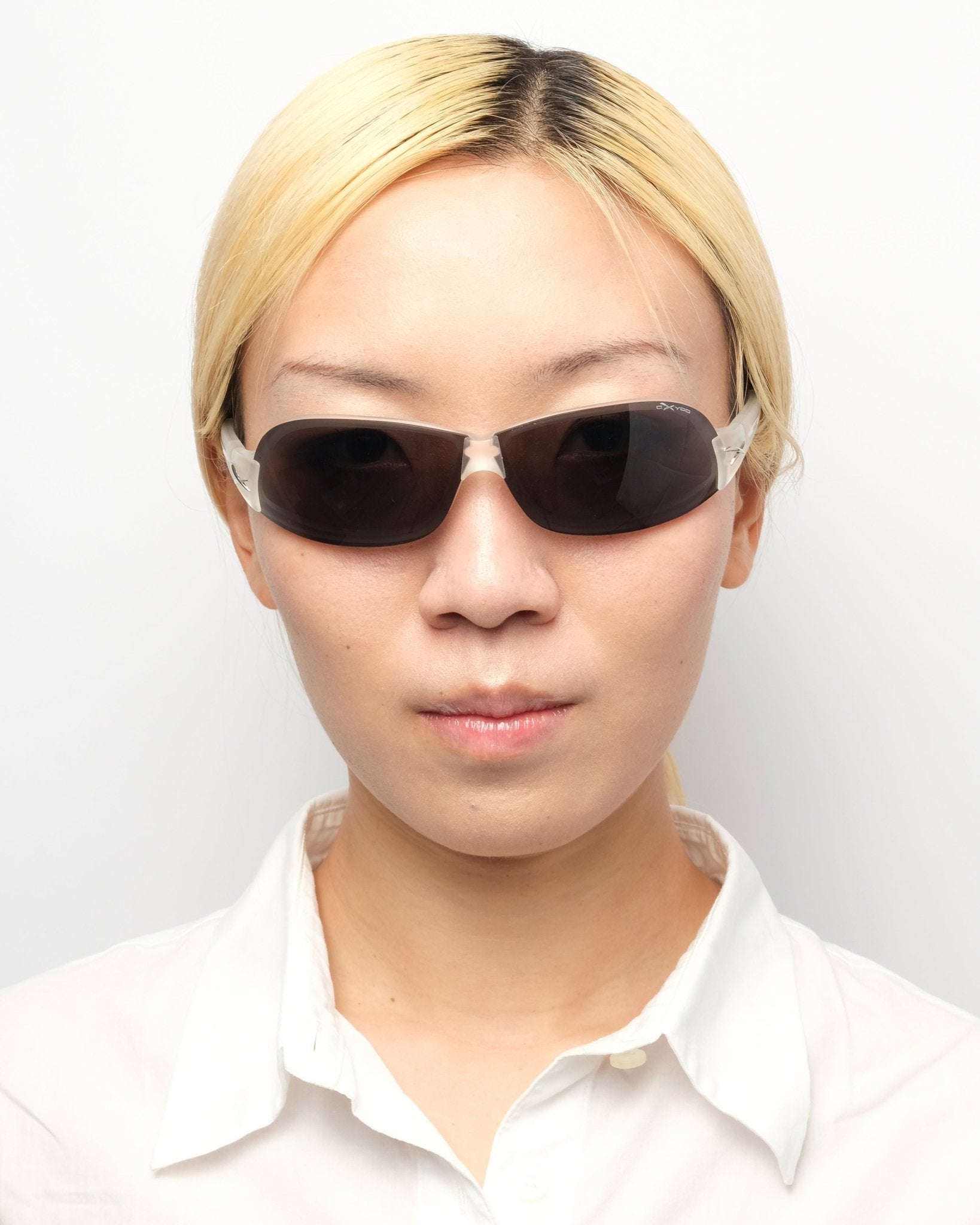 2000s Oxydo Rimless - Sunglasses - image - 2