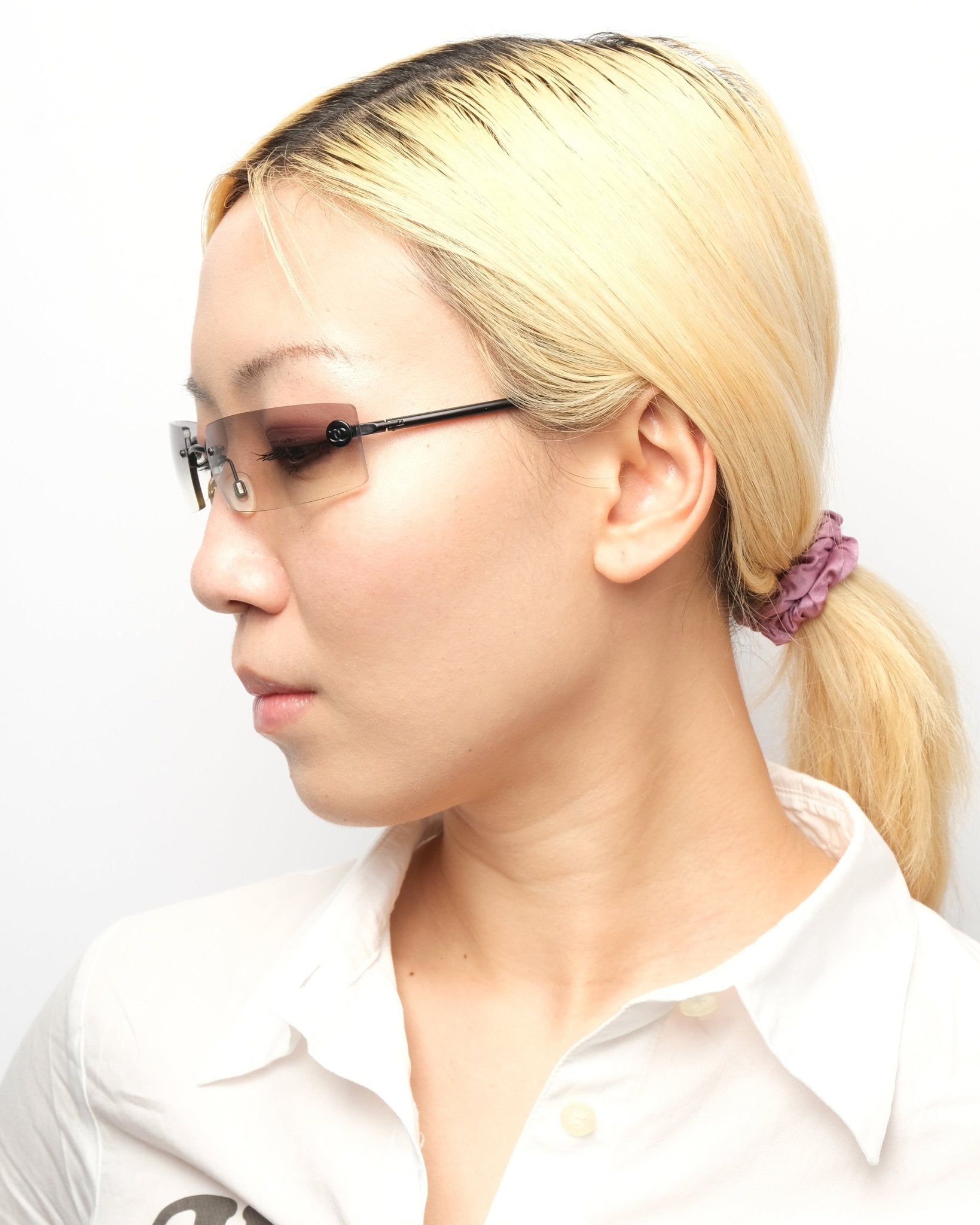2002 Chanel Rimless - Sunglasses - image - 6