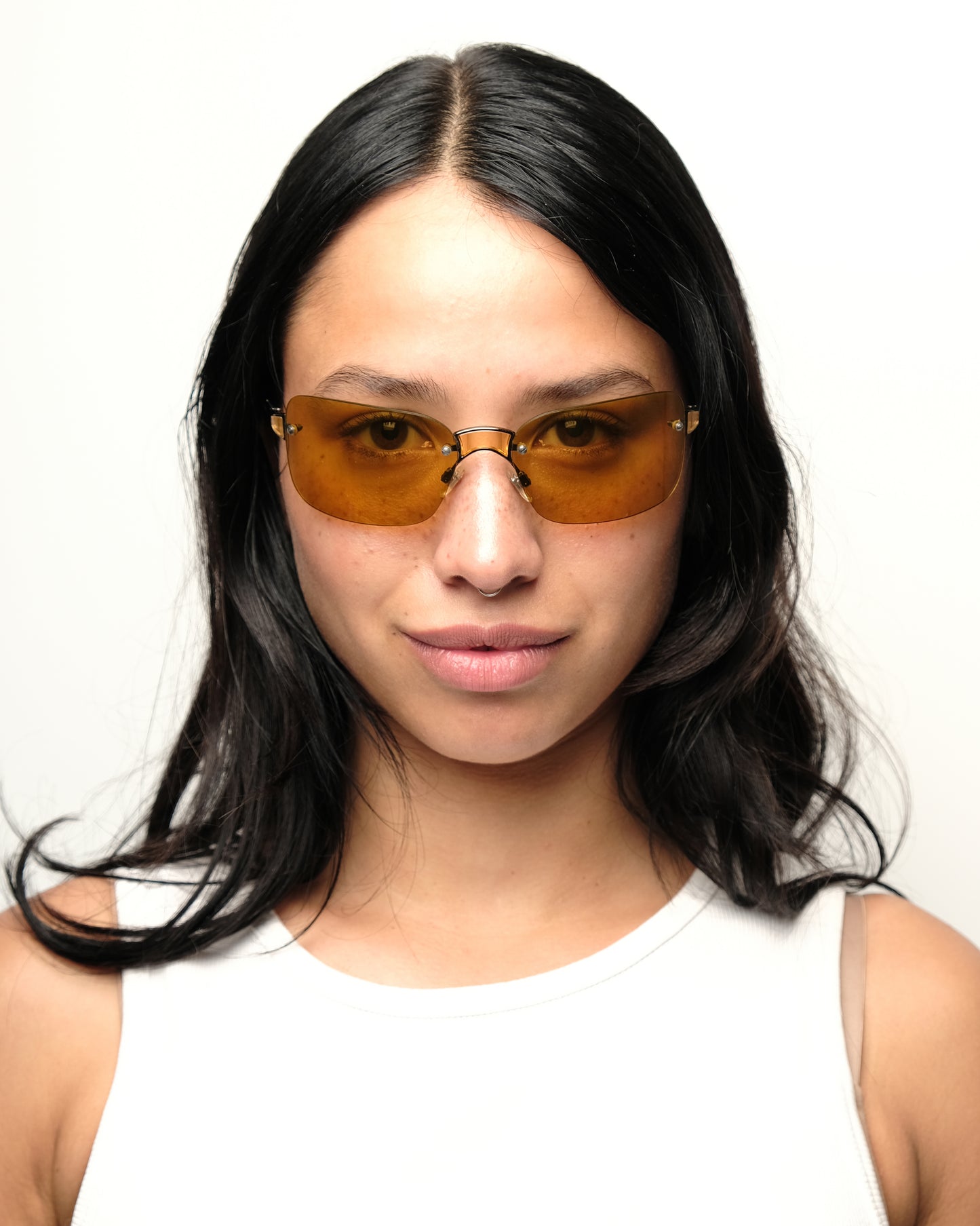 Emporio Armani rimless sunglasses