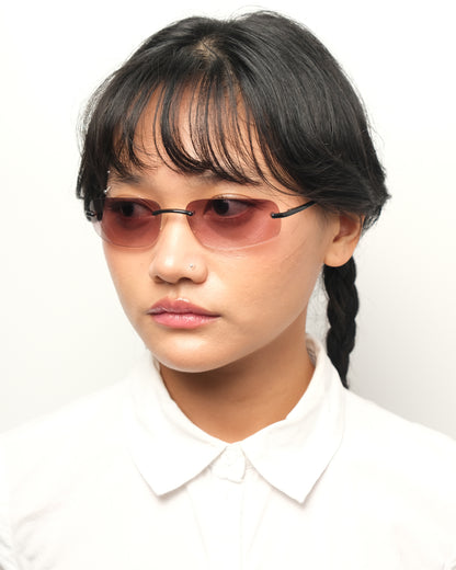 Calvin Klein rimless sunglasses