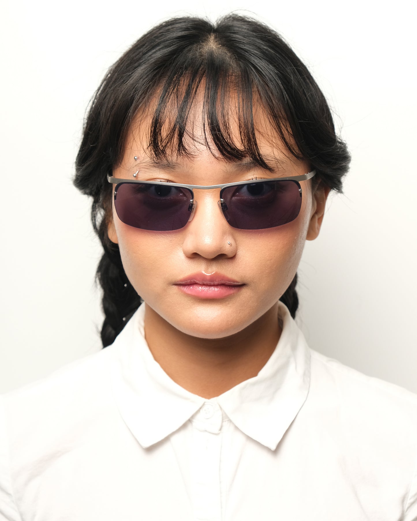 DKNY Half-frame sunglasses