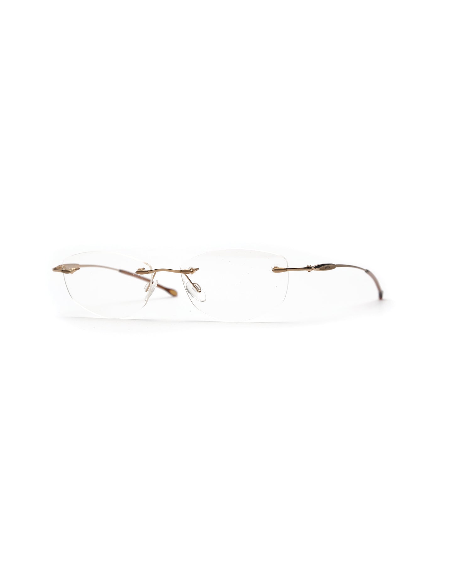 Krizia rimless optical frame