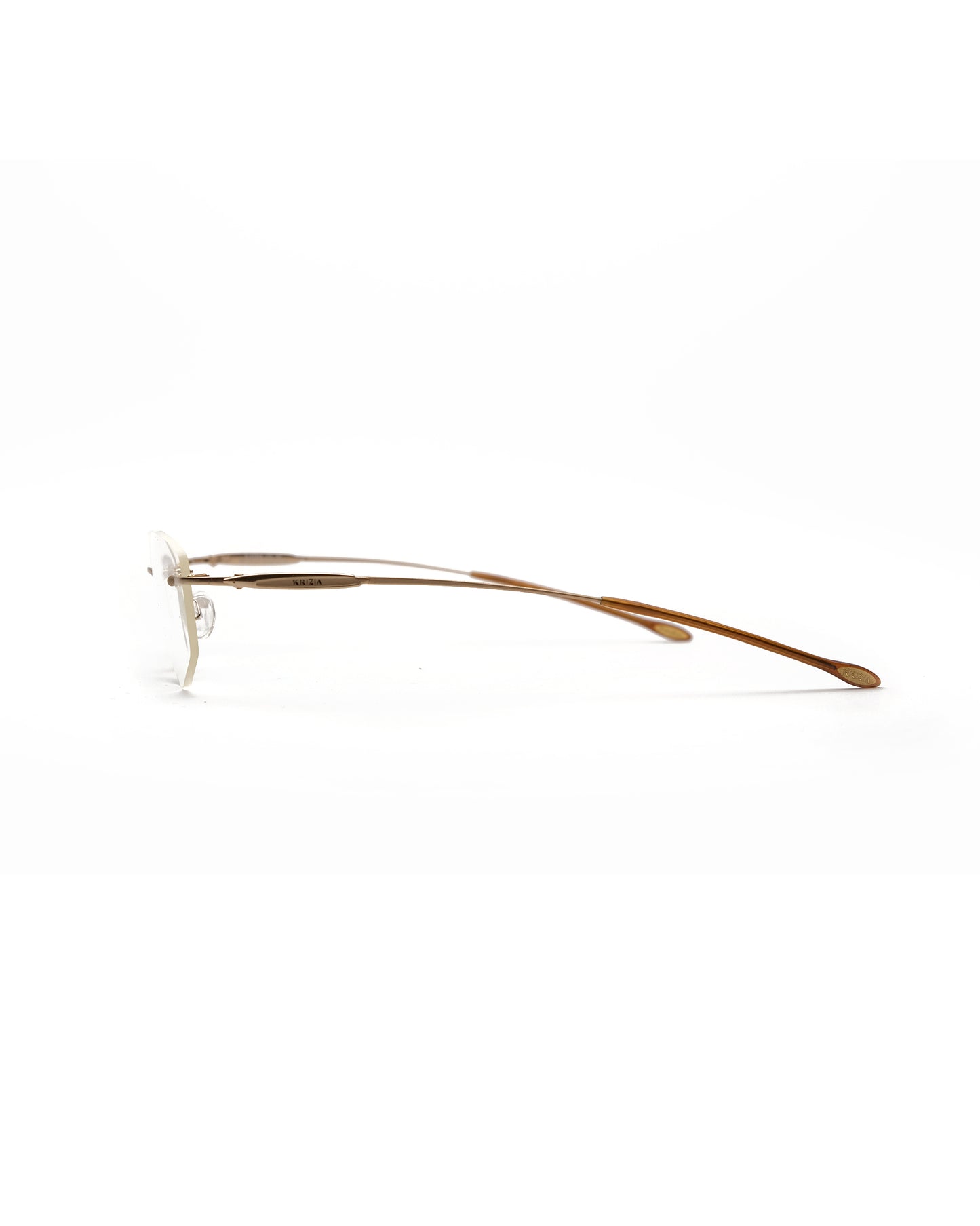 Krizia rimless optical frame