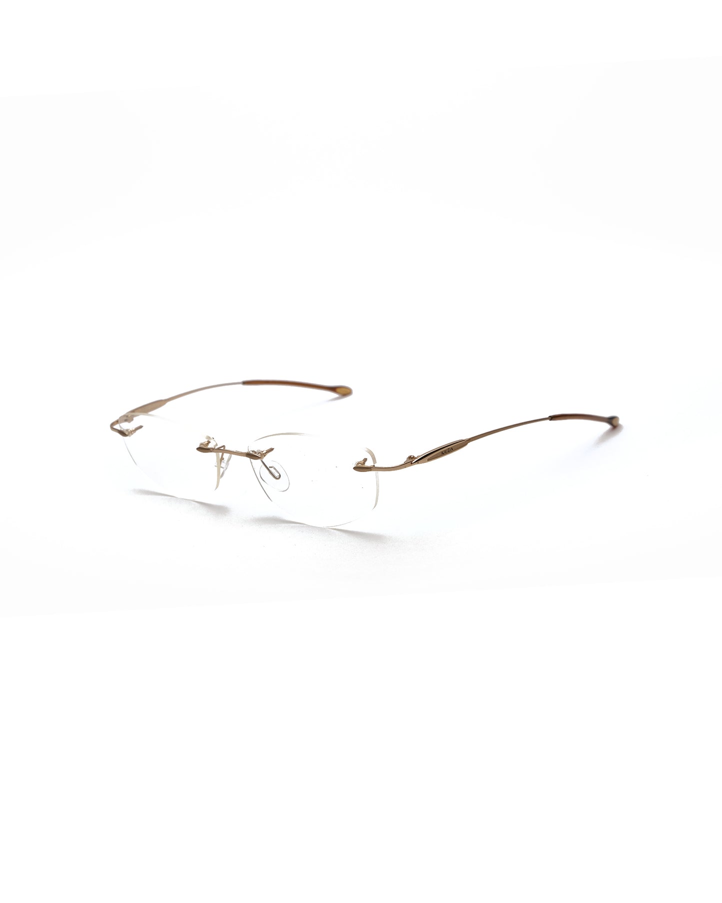 Krizia rimless optical frame