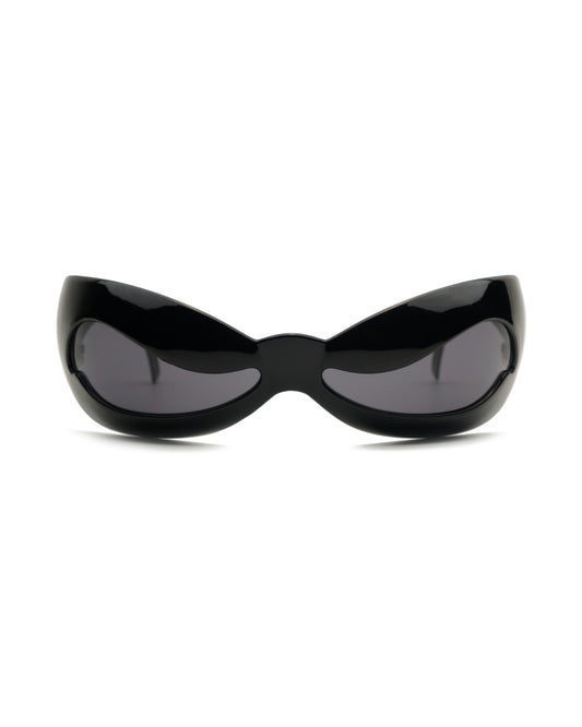 Jeremy Scott x Linda Farrow wraparound sunglasses