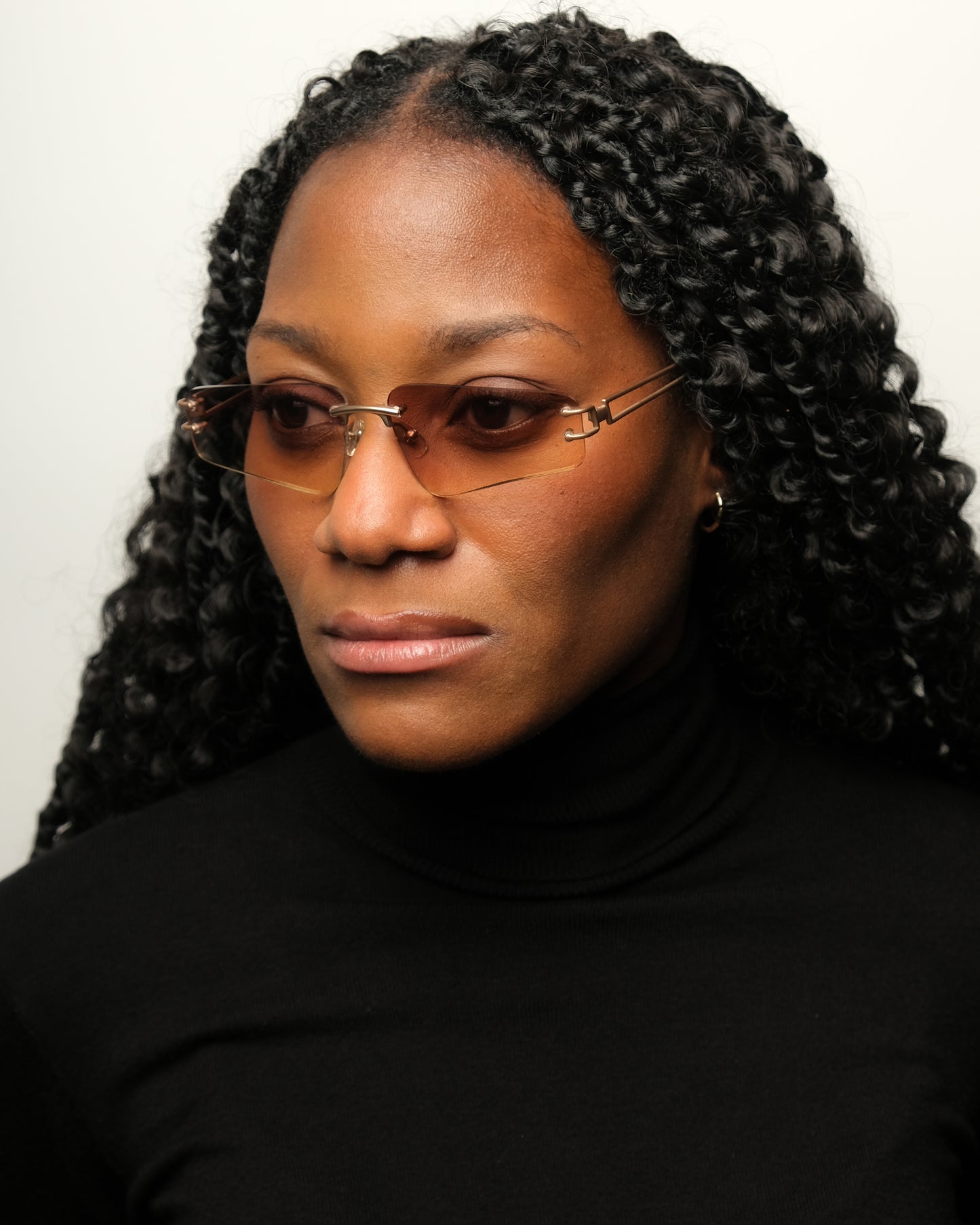 Alexander McQueen Spring 2000 rimless sunglasses