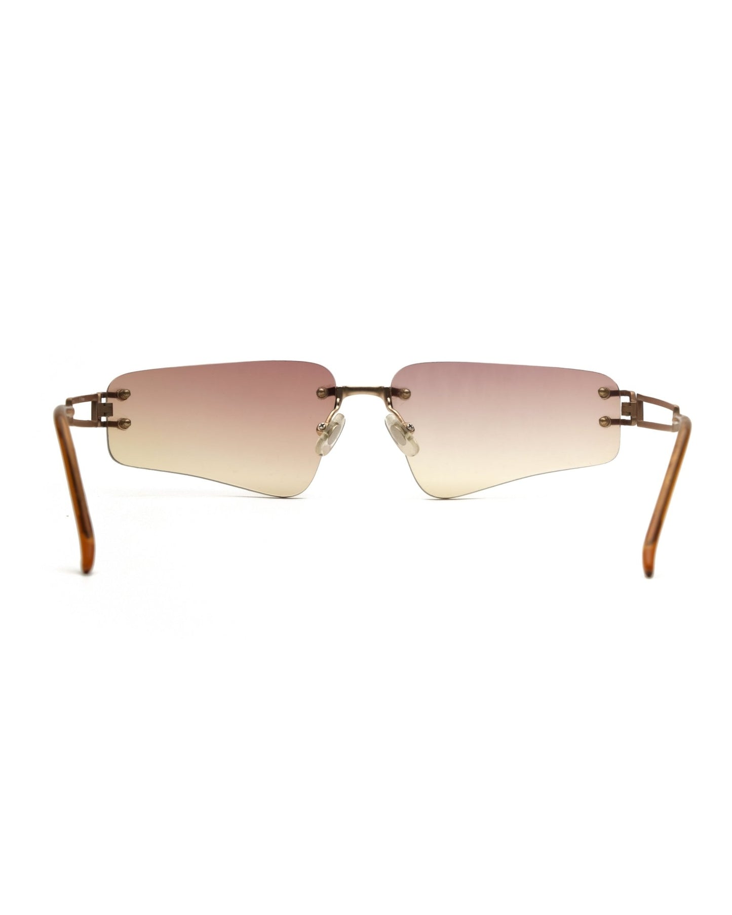Alexander McQueen - Alexander McQueen rimless sunglasses vintage – The Dryads