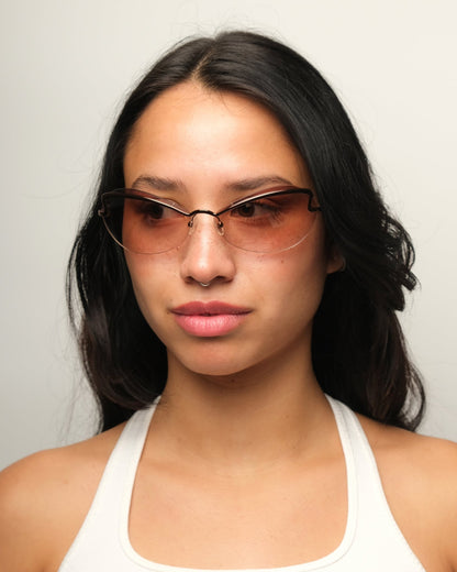 Anna Sui - Anna Sui half - frame vintage Sunglasses – The Dryads