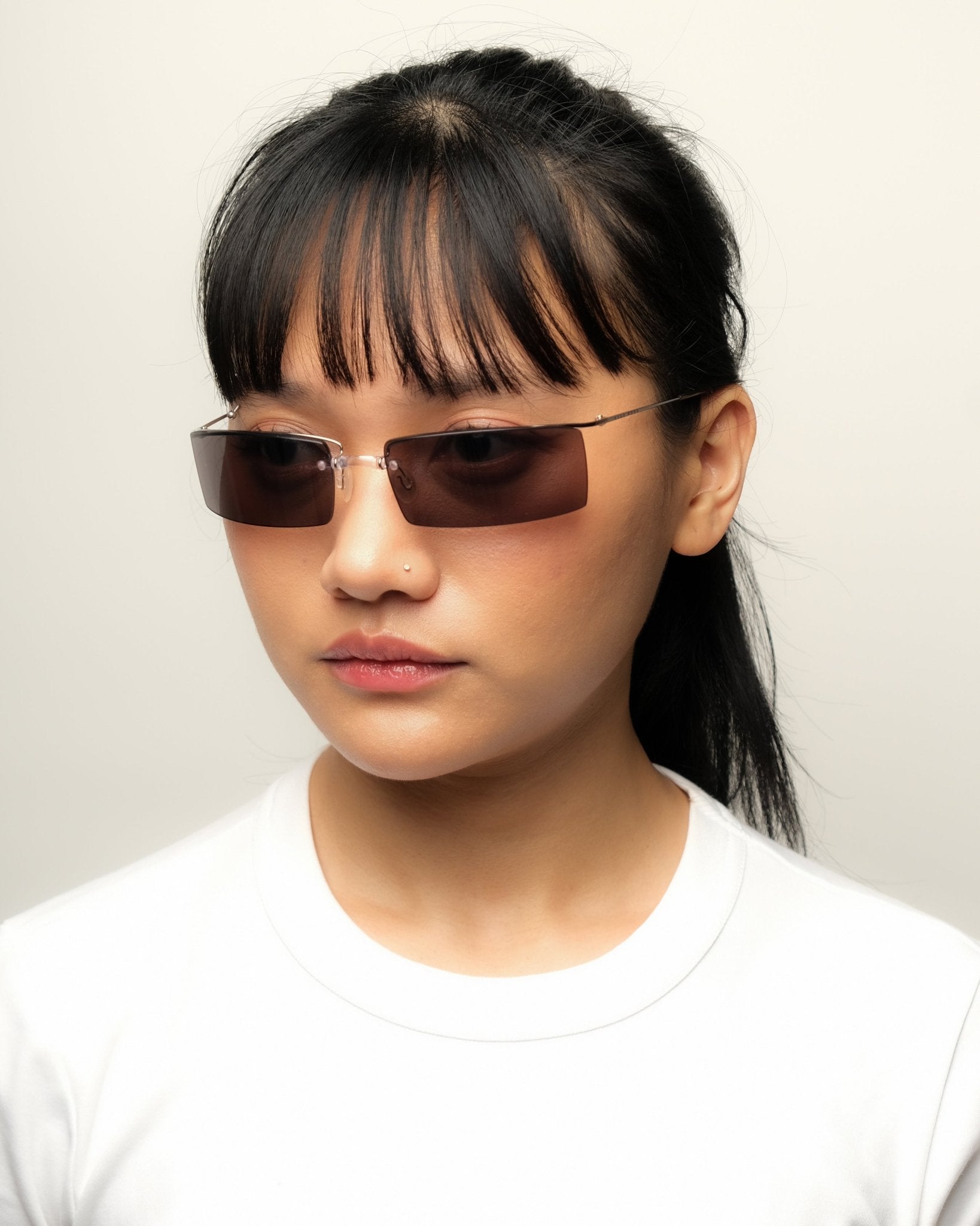 Boss - Boss half - rim sunglasses vintage Sunglasses – The Dryads