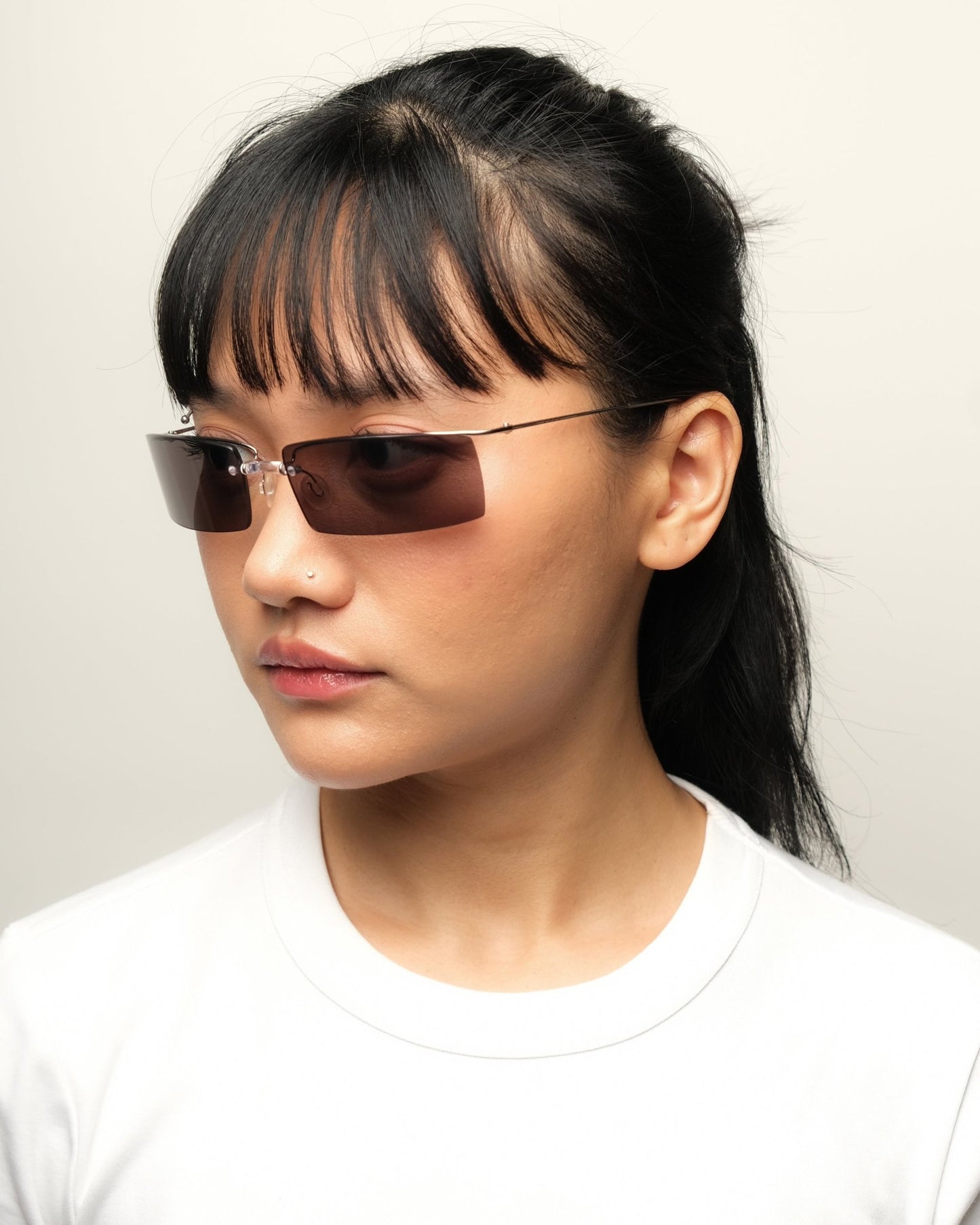 Boss - Boss half - rim sunglasses vintage Sunglasses – The Dryads
