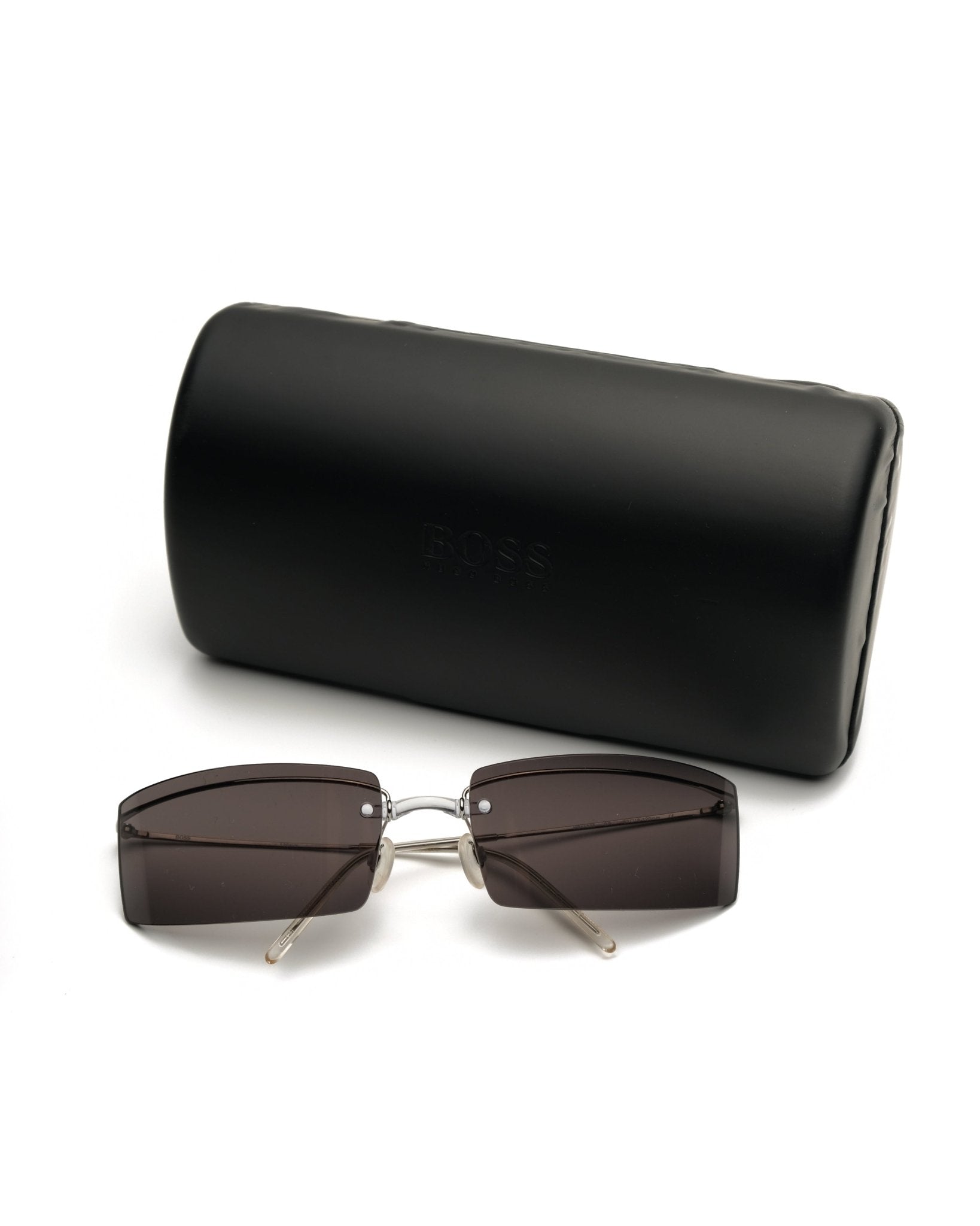 Boss - Boss half - rim sunglasses vintage Sunglasses – The Dryads