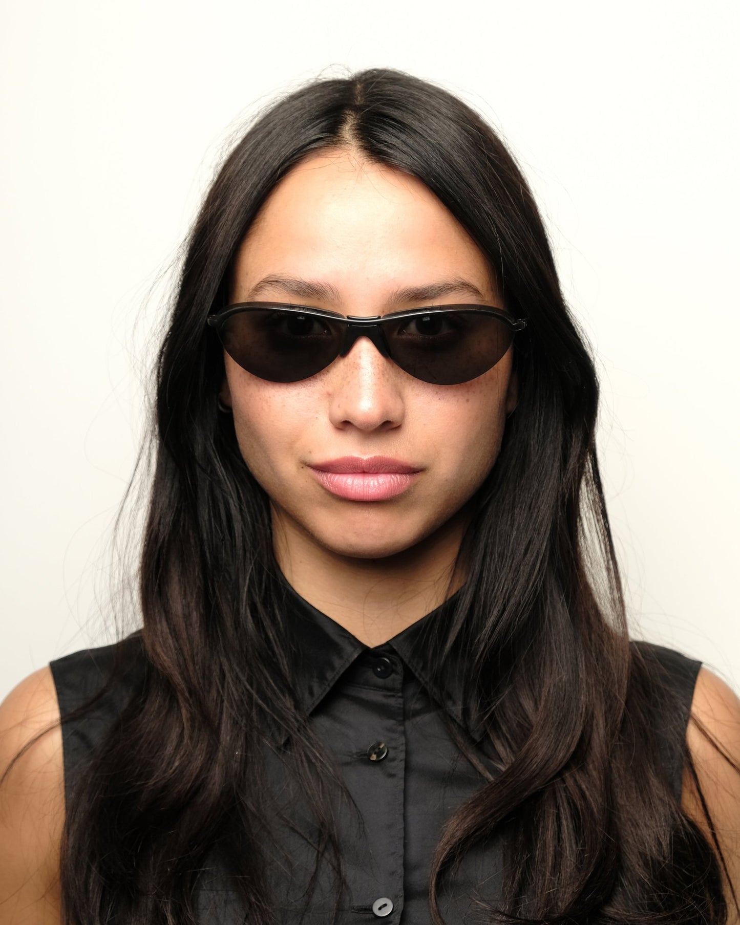 Calvin Klein - Calvin Klein half - frame vintage Sunglasses – The Dryads