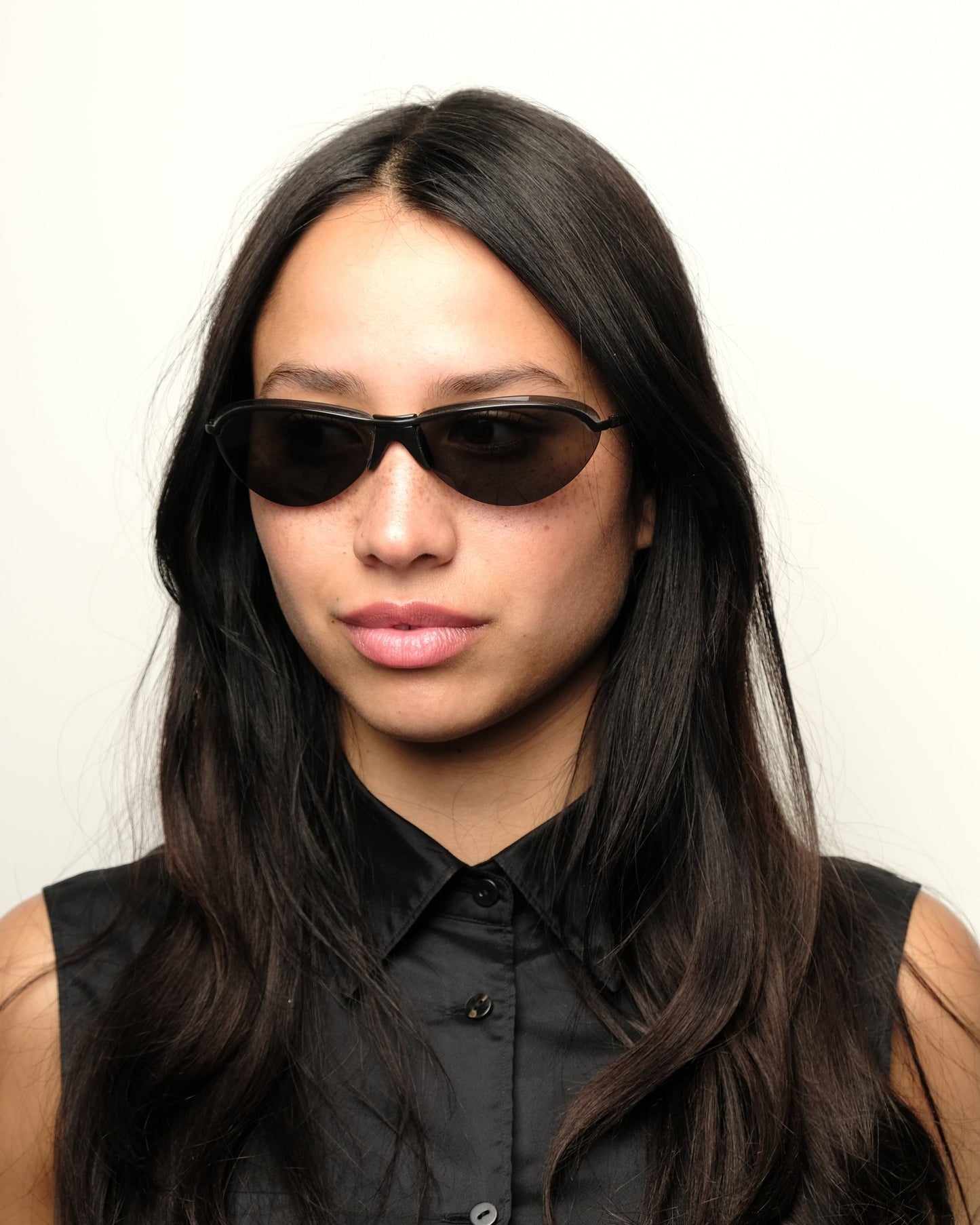 Calvin Klein - Calvin Klein half - frame vintage Sunglasses – The Dryads