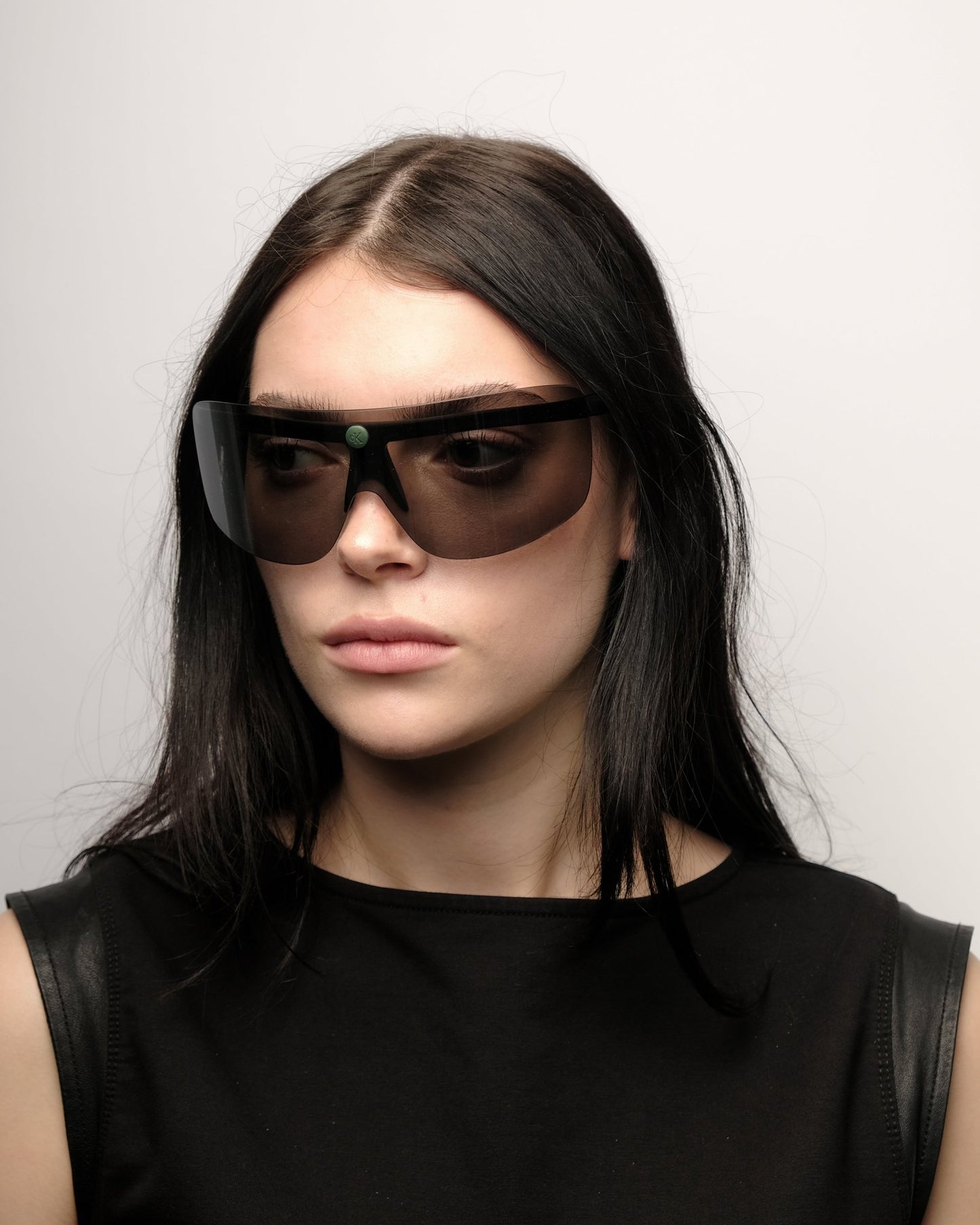 Calvin Klein-Calvin Klein shield vintage Sunglasses – The Dryads