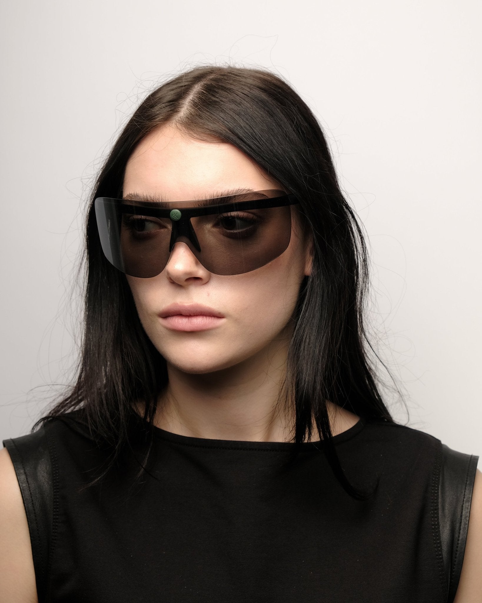 Calvin Klein-Calvin Klein shield vintage Sunglasses – The Dryads