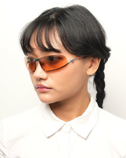 Chanel - Chanel half - frame vintage Vintage Sunglasses – The Dryads