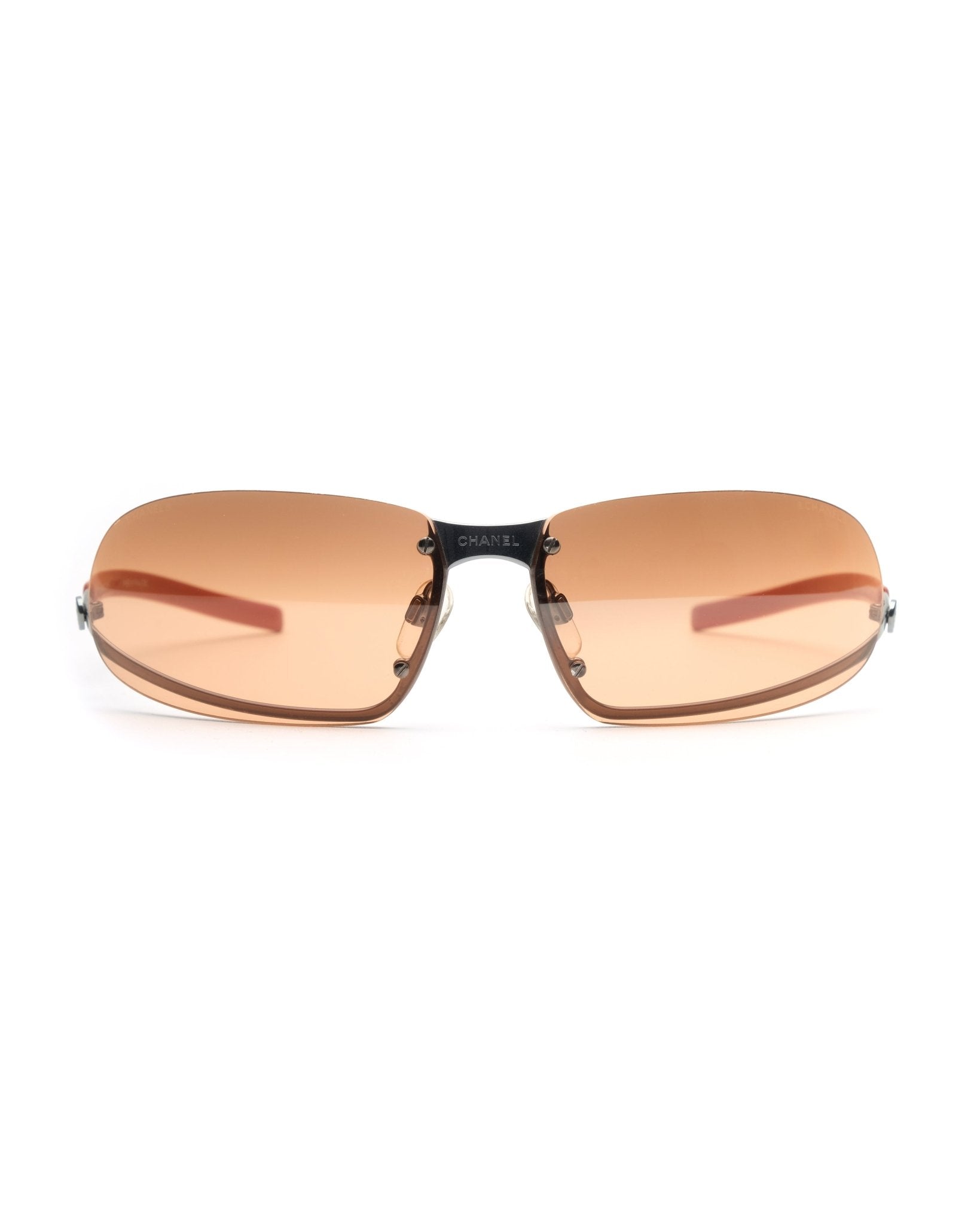 Chanel - Chanel half - frame vintage Vintage Sunglasses – The Dryads