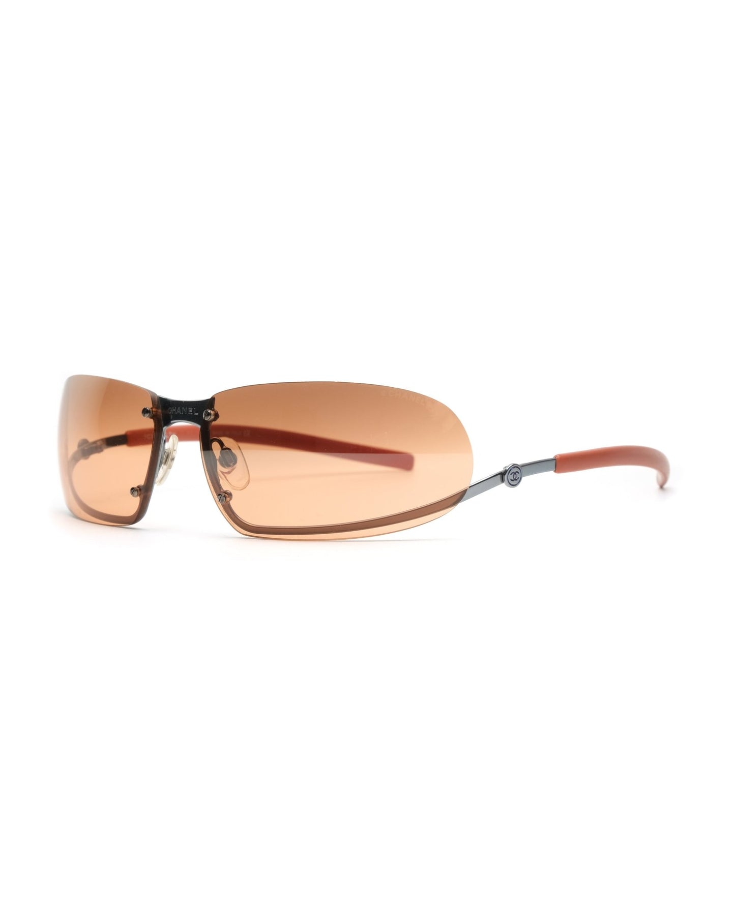 Chanel - Chanel half - frame vintage Vintage Sunglasses – The Dryads