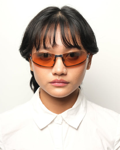 Chanel - Chanel half - frame vintage Vintage Sunglasses – The Dryads