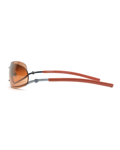 Chanel - Chanel half - frame vintage Vintage Sunglasses – The Dryads