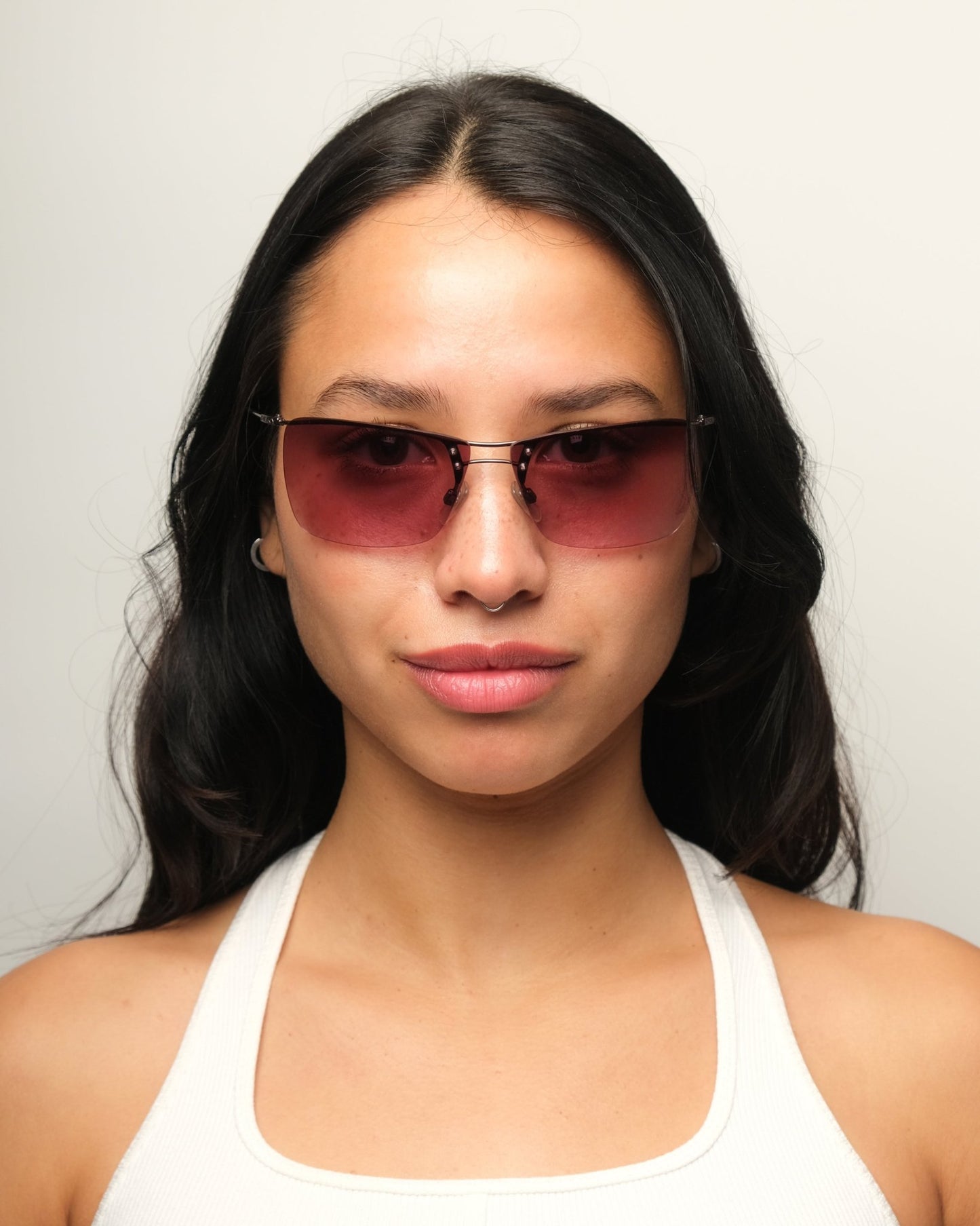 DKNY - DKNY half - frame vintage Sunglasses – The Dryads