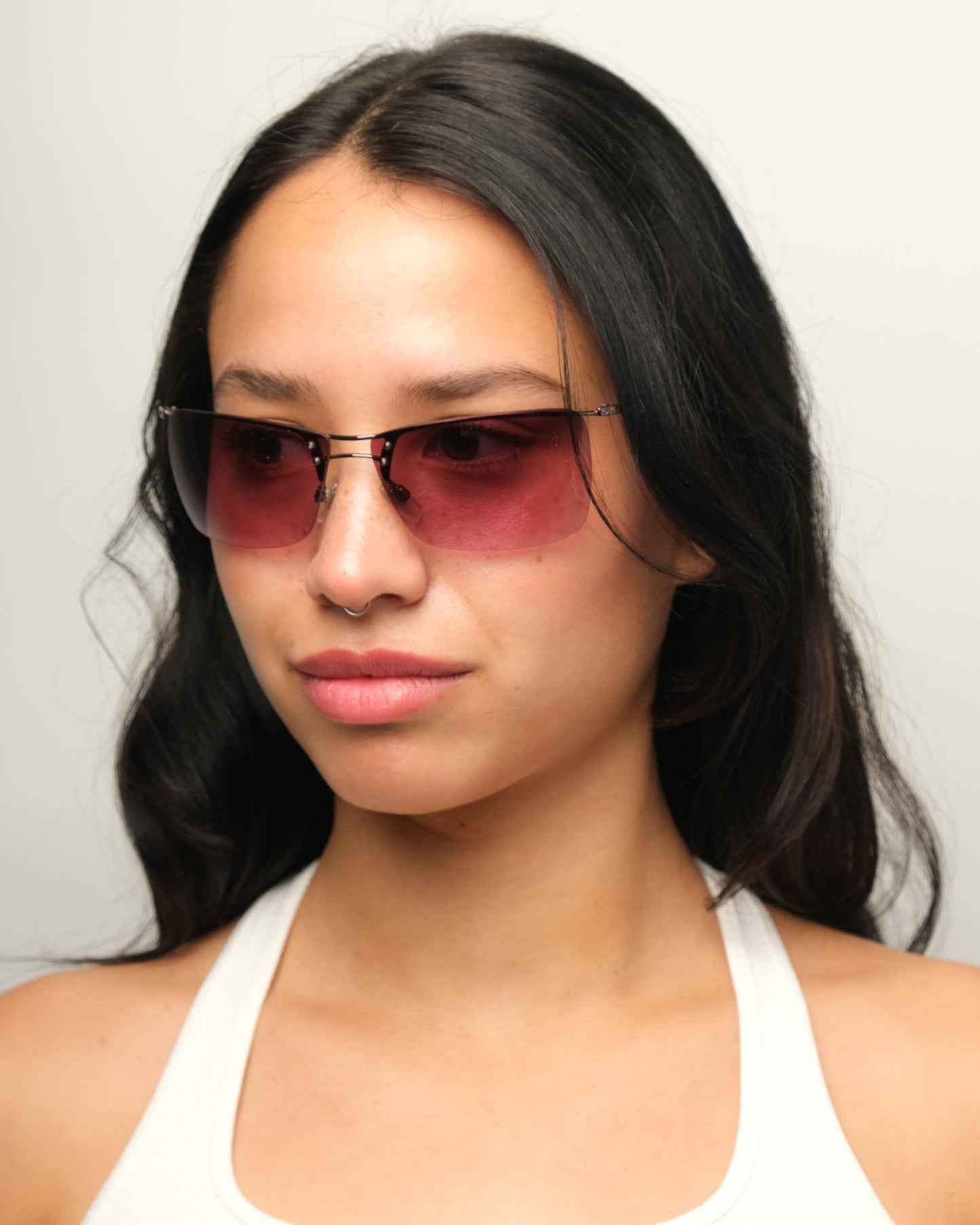 DKNY - DKNY half - frame vintage Sunglasses – The Dryads