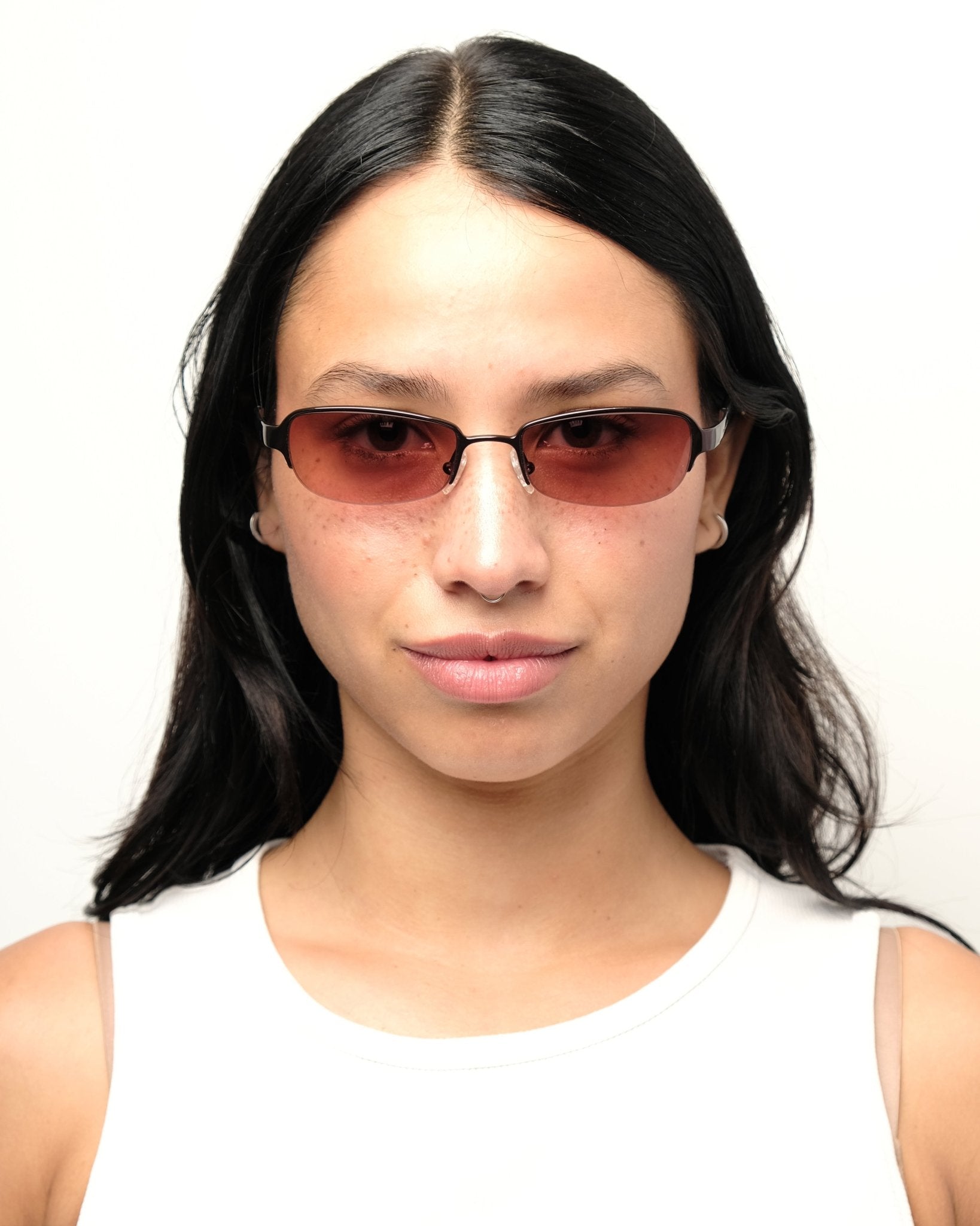DKNY - DKNY semi - rimless sunglasses vintage Sunglasses – The Dryads