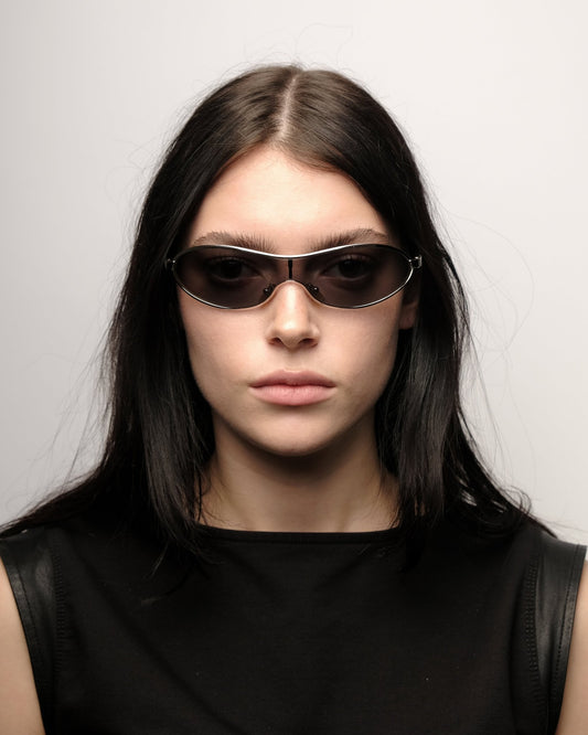 Dolce & Gabbana-Dolce & Gabbana Spring 1998 shield vintage Sunglasses – The Dryads